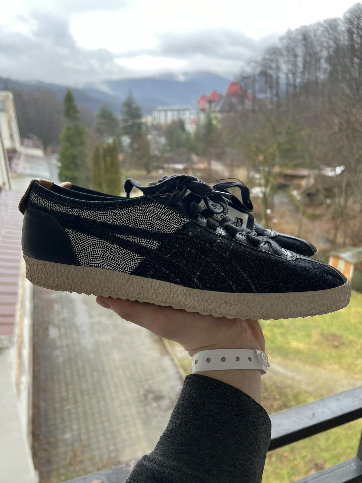 Vintage Asics Onitsuka Tiger Mexico Okayama Denim Sneakers