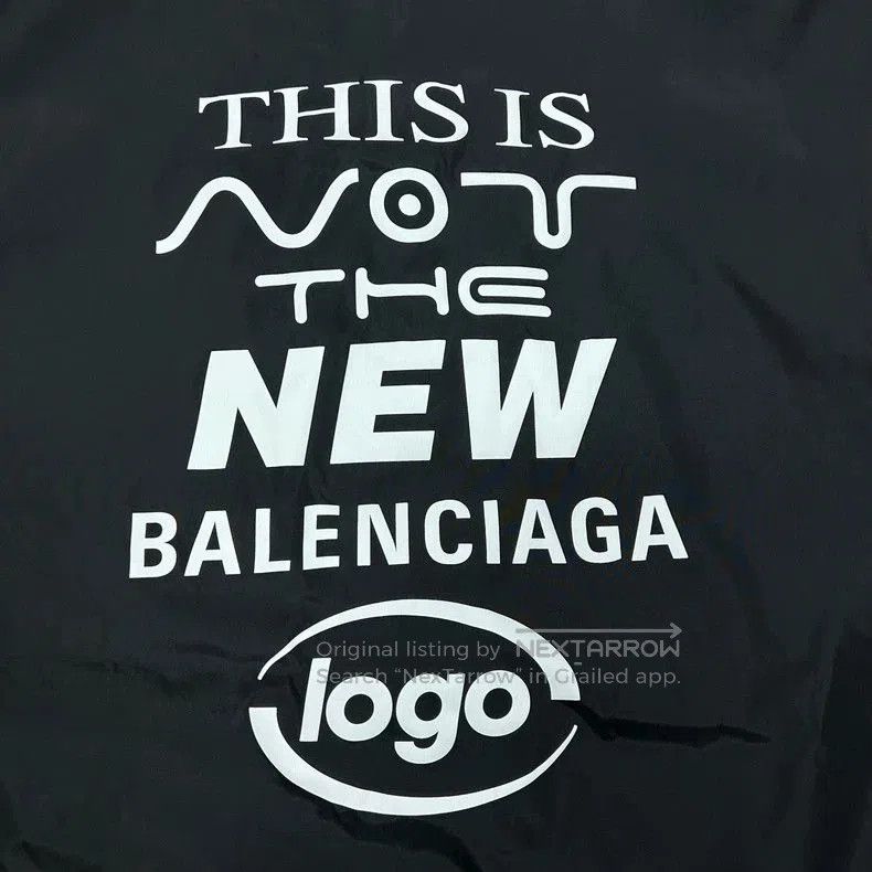 Balenciaga Balenciaga Logo Coach Jacket. Size US XS / EU 42 / 0 - 3 Thumbnail