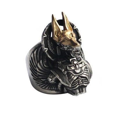 Jewelry Anubis Vibe Jewelry Rings Open Size Chrome Ring (Size 7-13) Size ONE SIZE - 5 Thumbnail