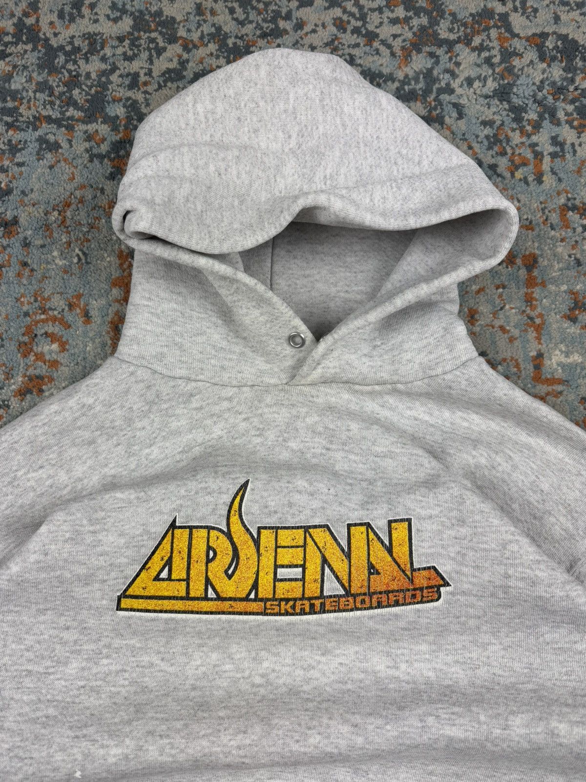 Other Rare Vintage 90s Arsenal skateboards graphic hoodie Size US M / EU 48-50 / 2 - 4 Thumbnail