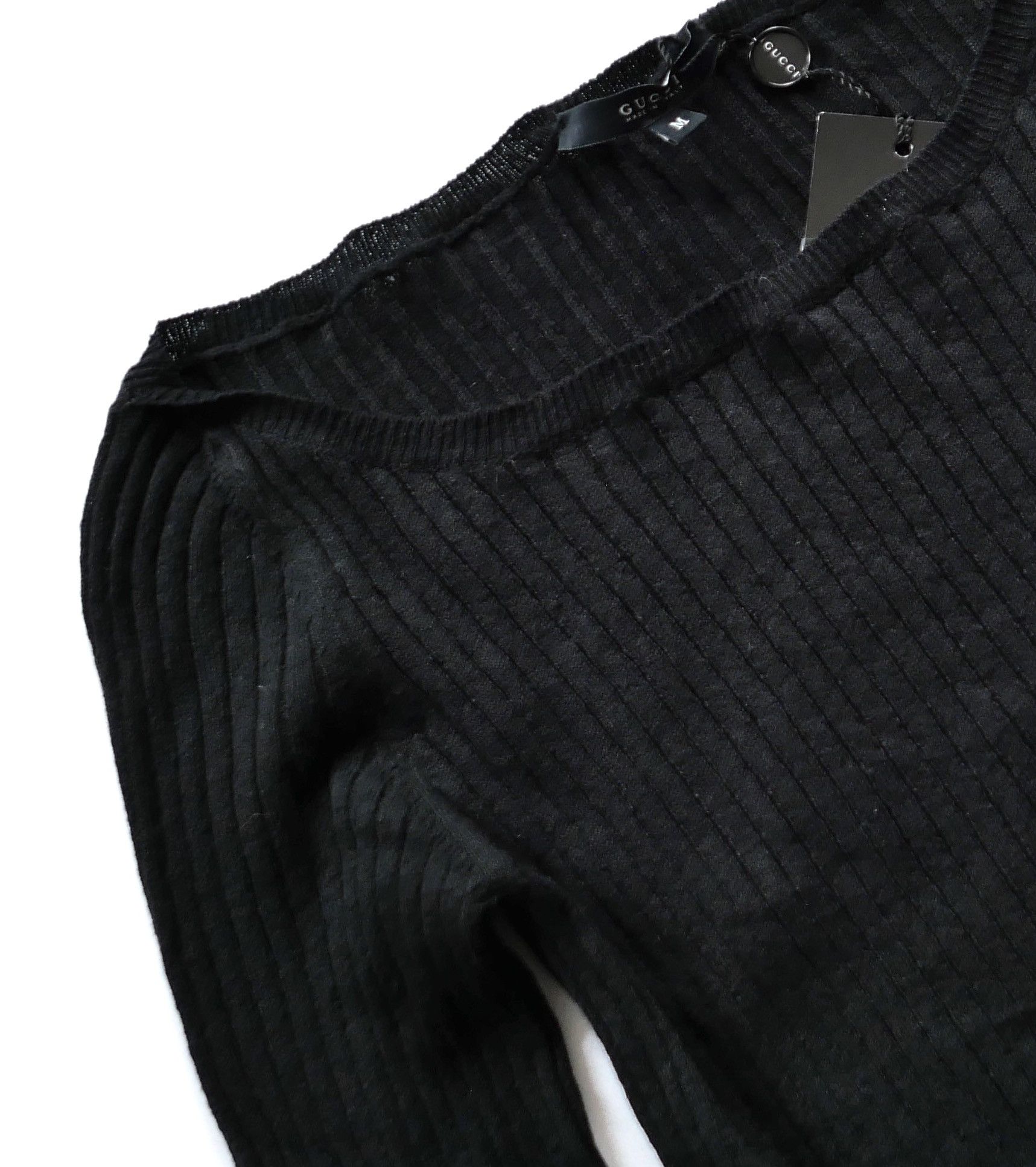 Gucci Gucci Vintage Spring 2006 Chain Belt Skinny Rib Top Size M / US 6-8 / IT 42-44 - 3 Thumbnail