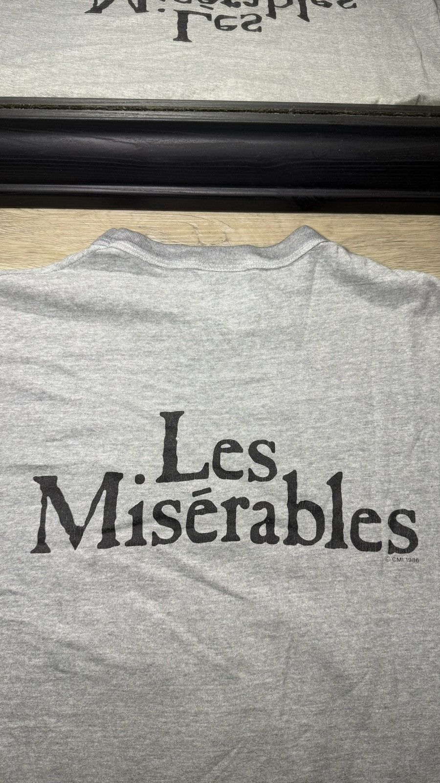 Hanes Vintage 1986 Los Miserables Band Tour Merch Single Stitch Size US L / EU 52-54 / 3 - 8 Thumbnail
