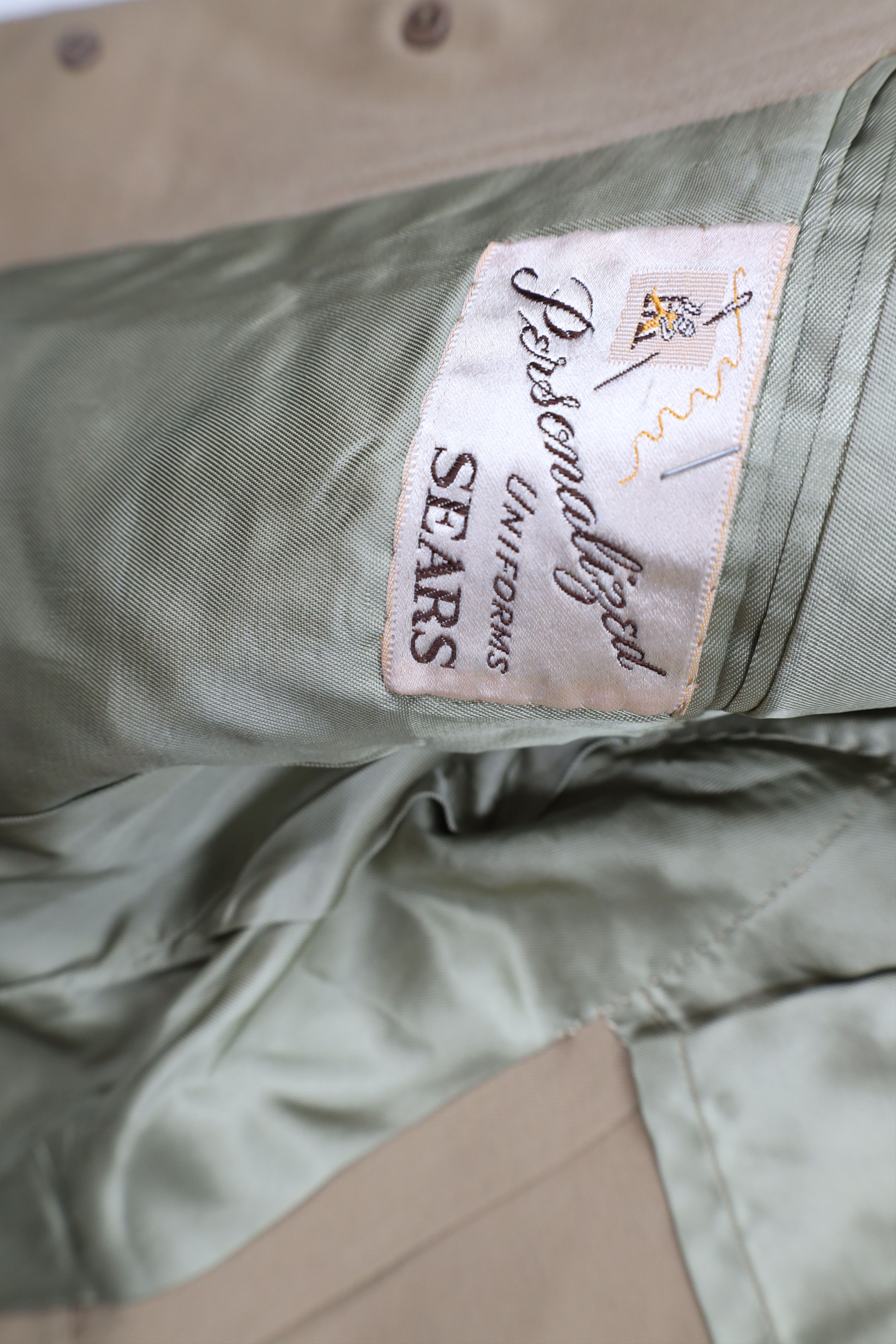 Sears × Vintage Vintage 50s 60s Korean War Sears Wool Military Uniform Suit Size 42R - 4 Thumbnail