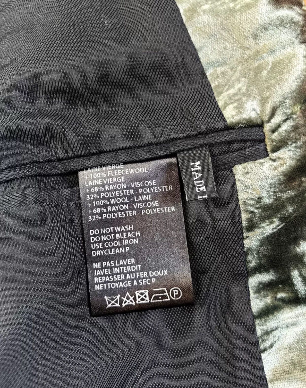 Haider Ackermann Haider Ackermann Show Green Velvet Jacket 2412-Nextarrow Size US S / EU 44-46 / 1 - 8 Thumbnail