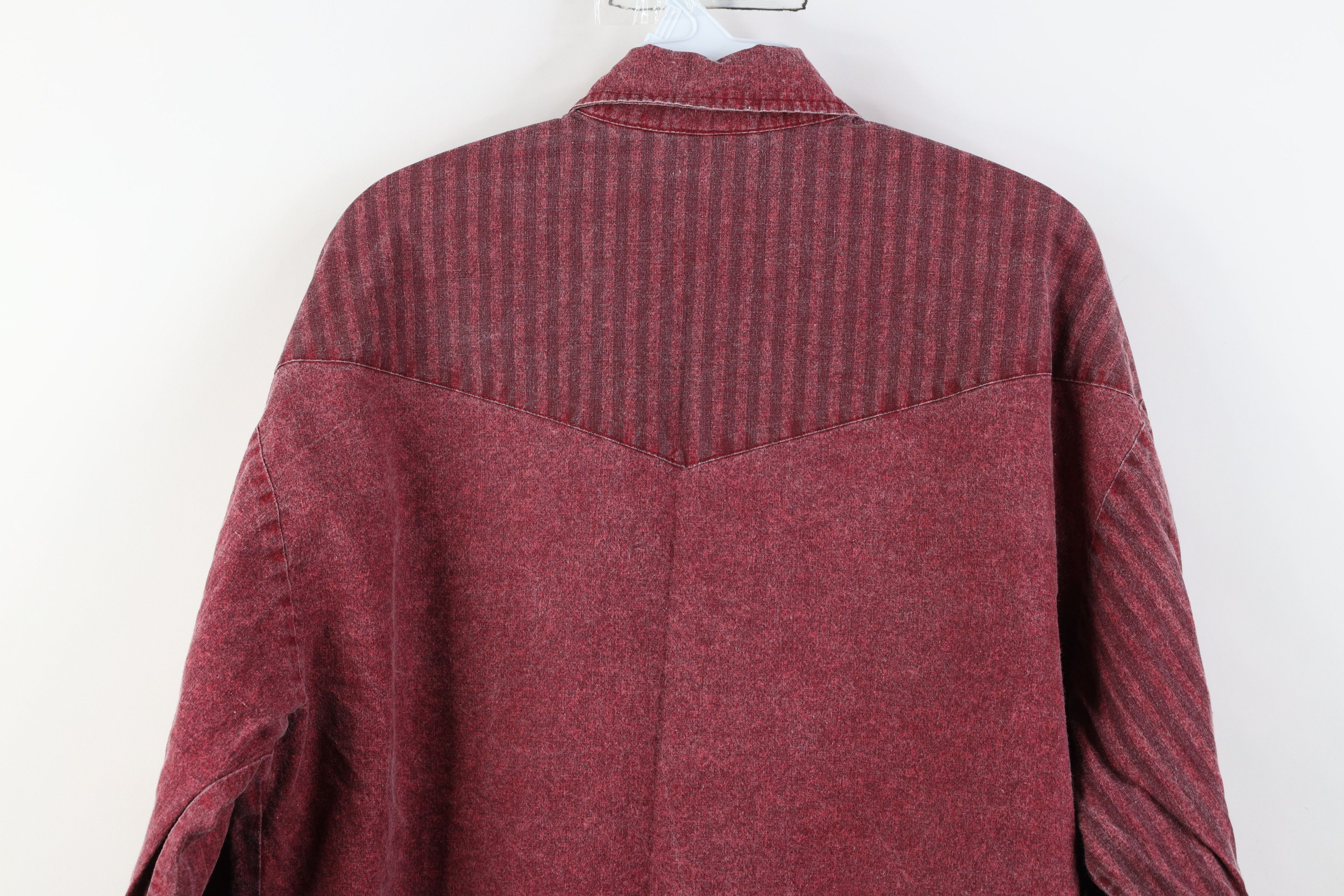 Vintage Vintage 90s Streetwear Western Cowboy Button Shirt USA Size US XL / EU 56 / 4 - 15 Thumbnail