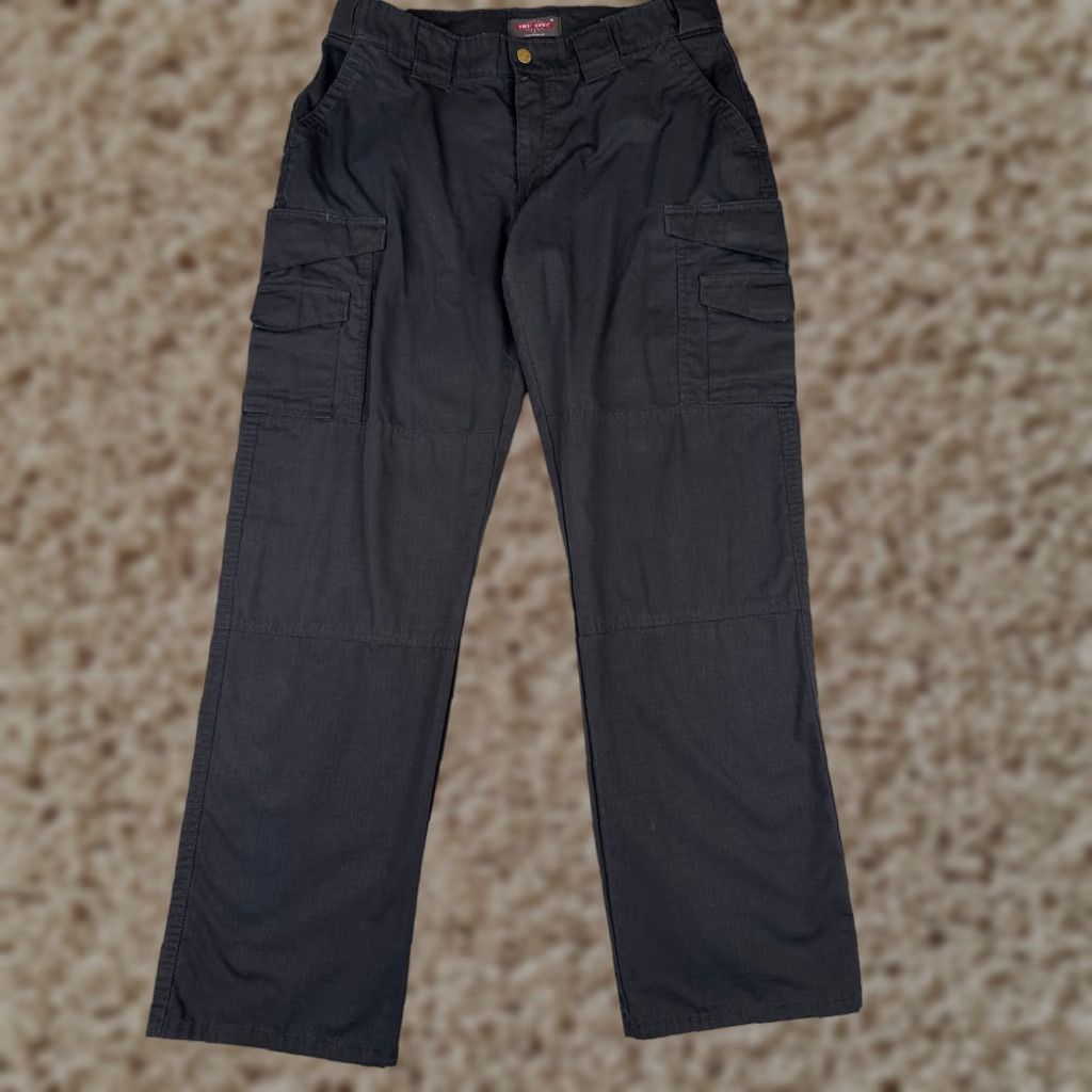 Doublet TRU-SPEC Pants Women 14 Black Rip-Stop Cargo LEO EMT Security Double Knee 34x33 Size 36" / US 14 / IT 50 - 1 Thumbnail