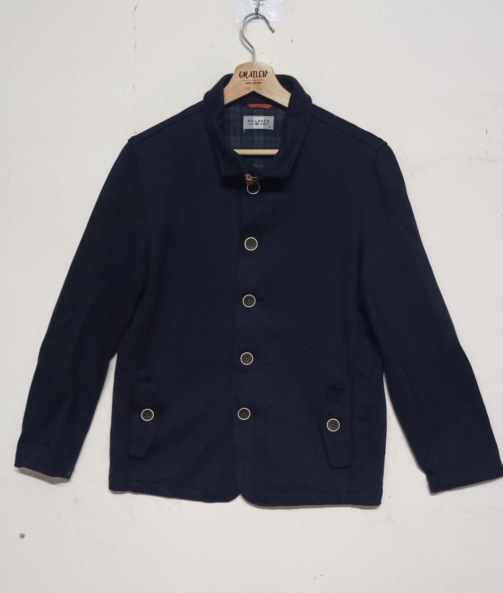 Japanese Brand × Macbeth × Vintage Vintage🔥 Macbeth Chore Jacket Button Up Size US M / EU 48-50 / 2 - 1 Thumbnail