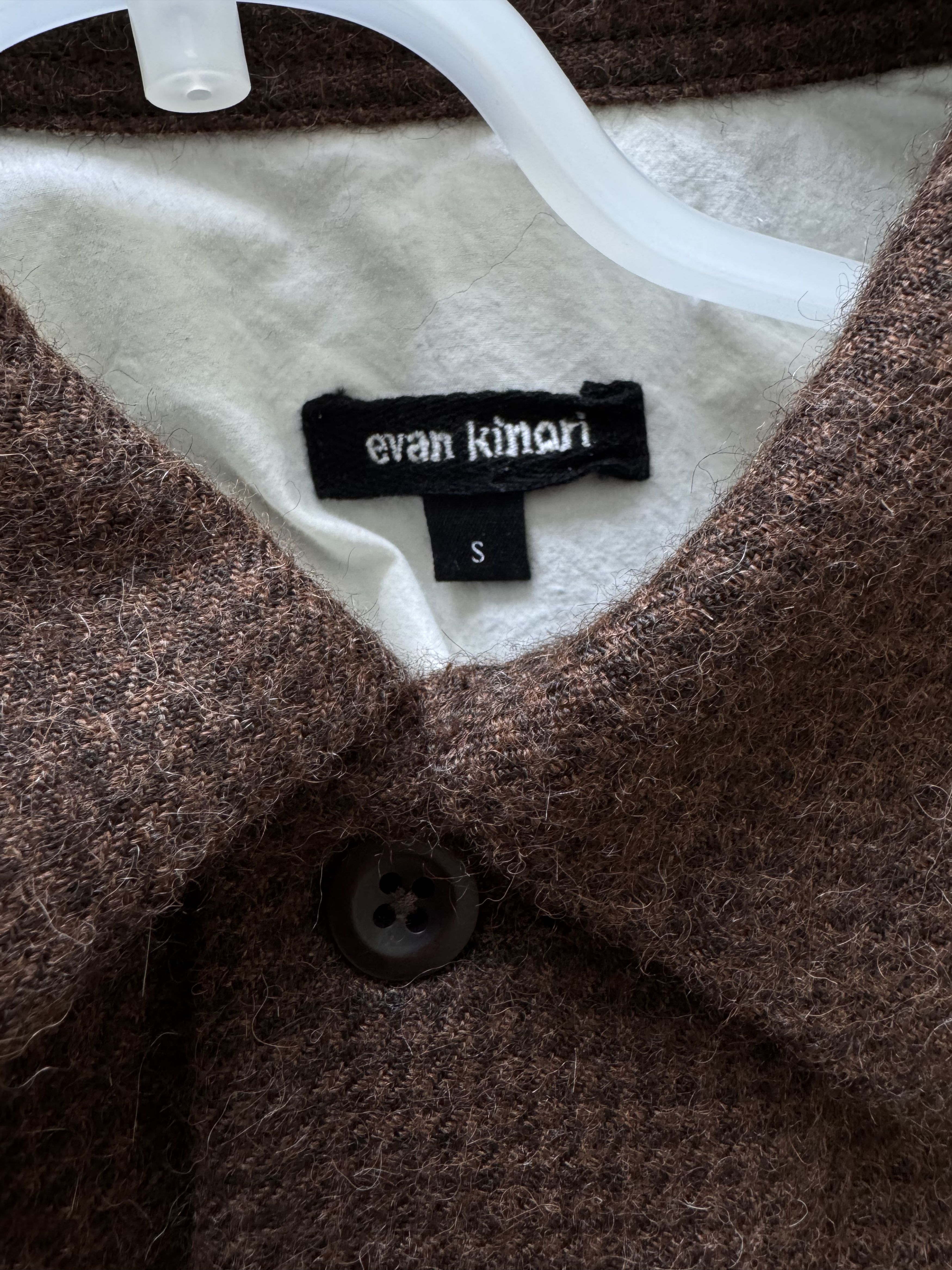 Evan Kinori Evan Kinori Field Shirt Two Alpaca Houndstooth Small Size US S / EU 44-46 / 1 - 5 Thumbnail