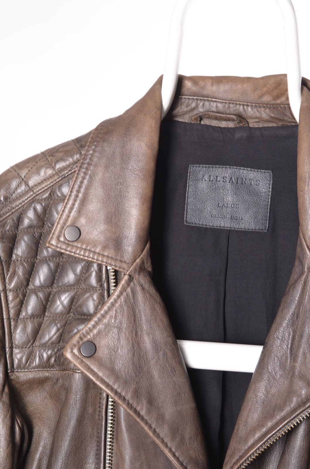 Allsaints Allsaints Conroy Leather jacket sz L Size US L / EU 52-54 / 3 - 2 Thumbnail