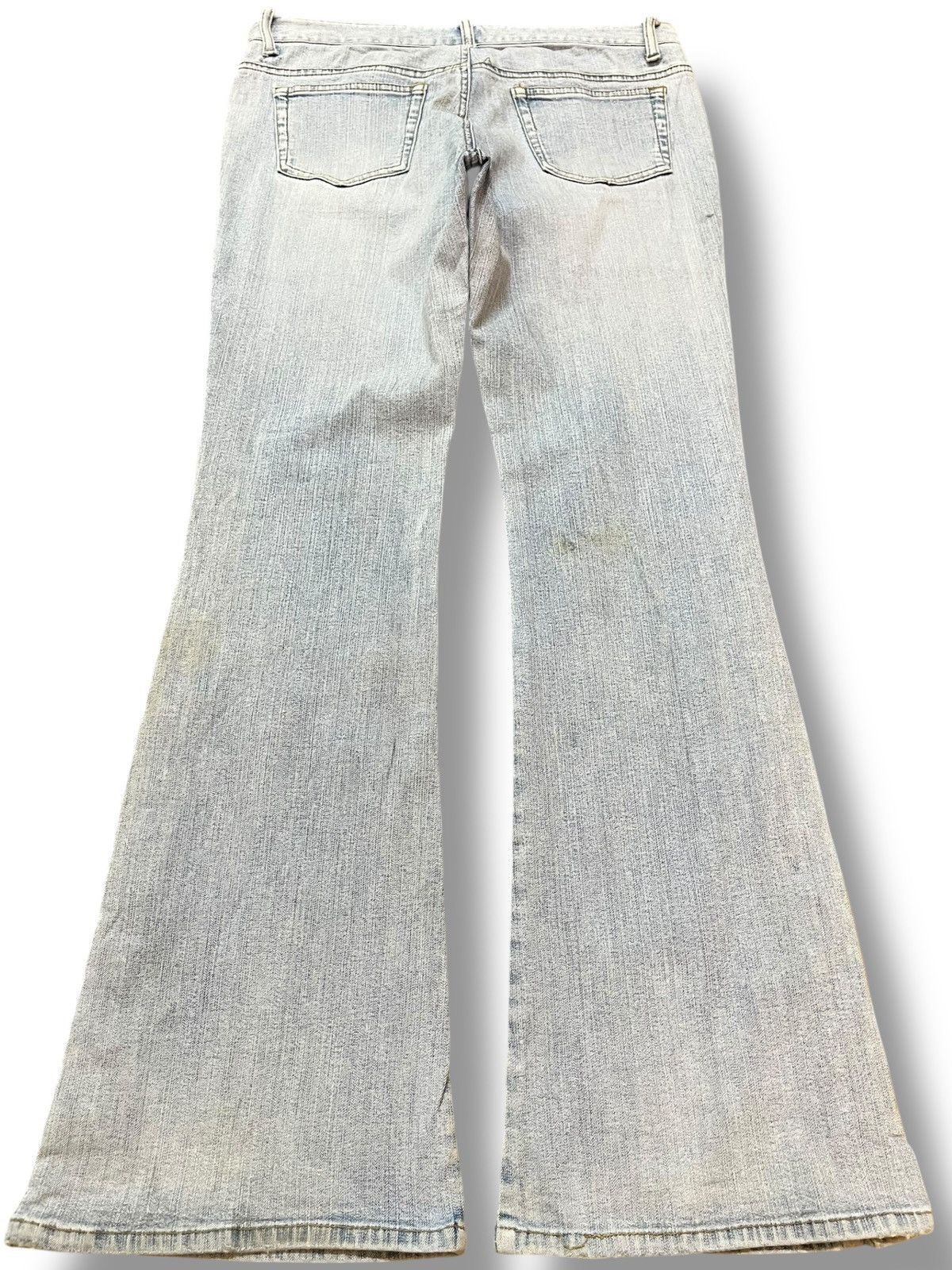Hysteric Glamour Vintage Oririn Flare Bush Pants Faded Button Leg Denim Size US 31 - 7 Thumbnail