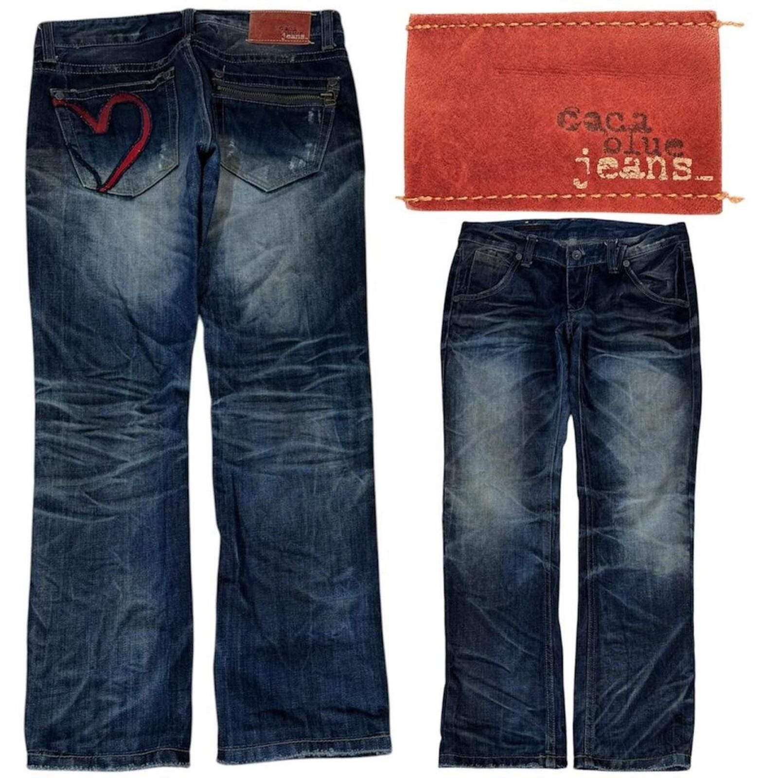 Other Coca blue denim jeans with heart detail Size 30" / US 8 / IT 44 - 1 Thumbnail