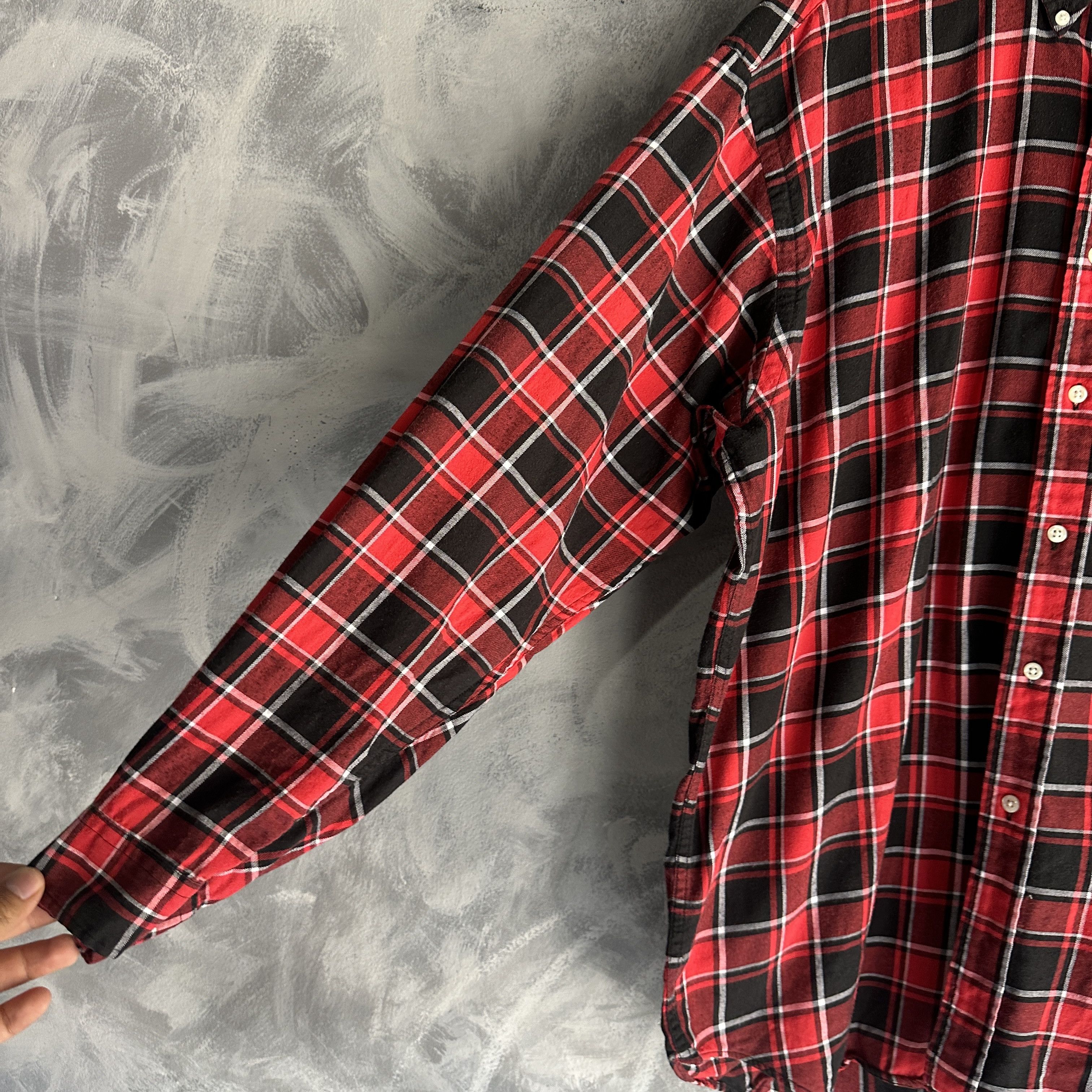 Polo Ralph Lauren Vtg Polo Ralph Lauren Shirt Mens Blaire Flannel Tartan 90s Size US L / EU 52-54 / 3 - 4 Thumbnail