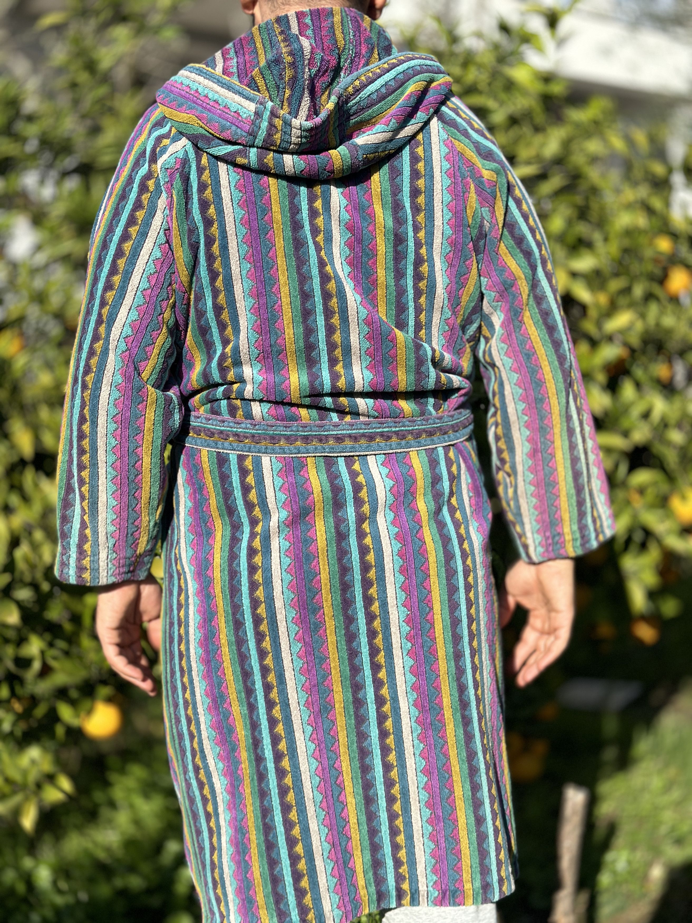 Missoni Missoni Hooded Belted Knit Robe Unisex Bathrobe Size S Size ONE SIZE - 6 Thumbnail
