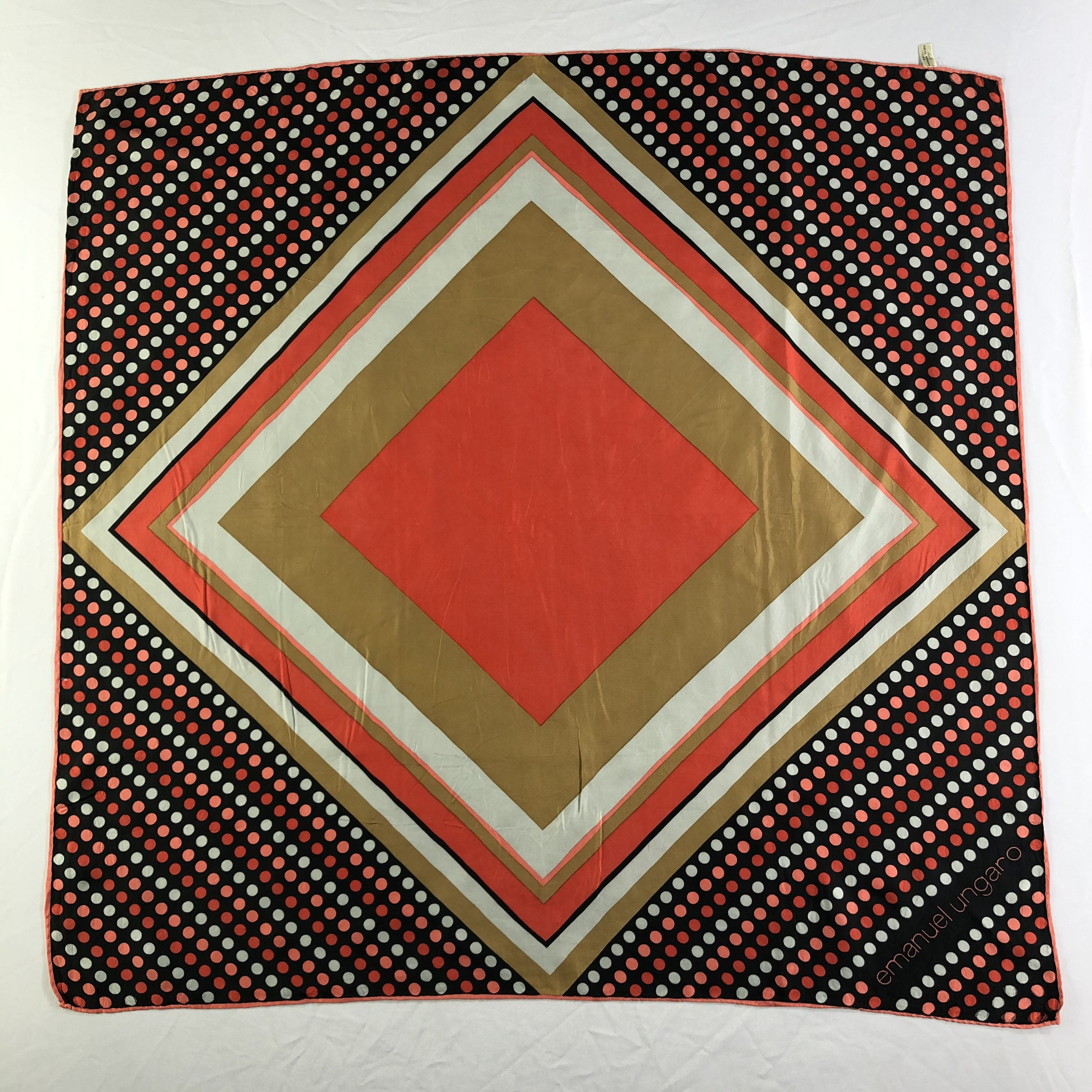 Emanuel Ungaro Vintage Emanuel Ungaro Silk Scarf Size ONE SIZE - 2 Thumbnail