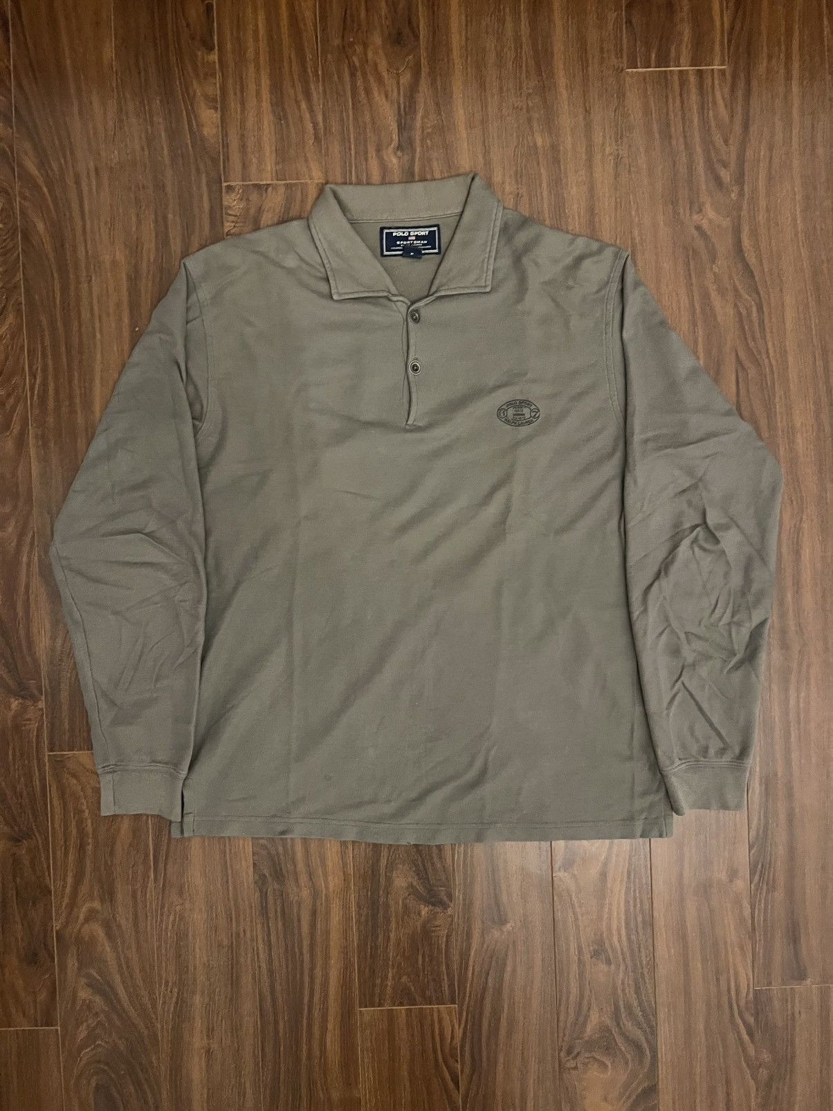 Polo Ralph Lauren Archive OG Polo Sport Sportsman Long-sleeve Knit Polo Size US M / EU 48-50 / 2 - 1 Thumbnail