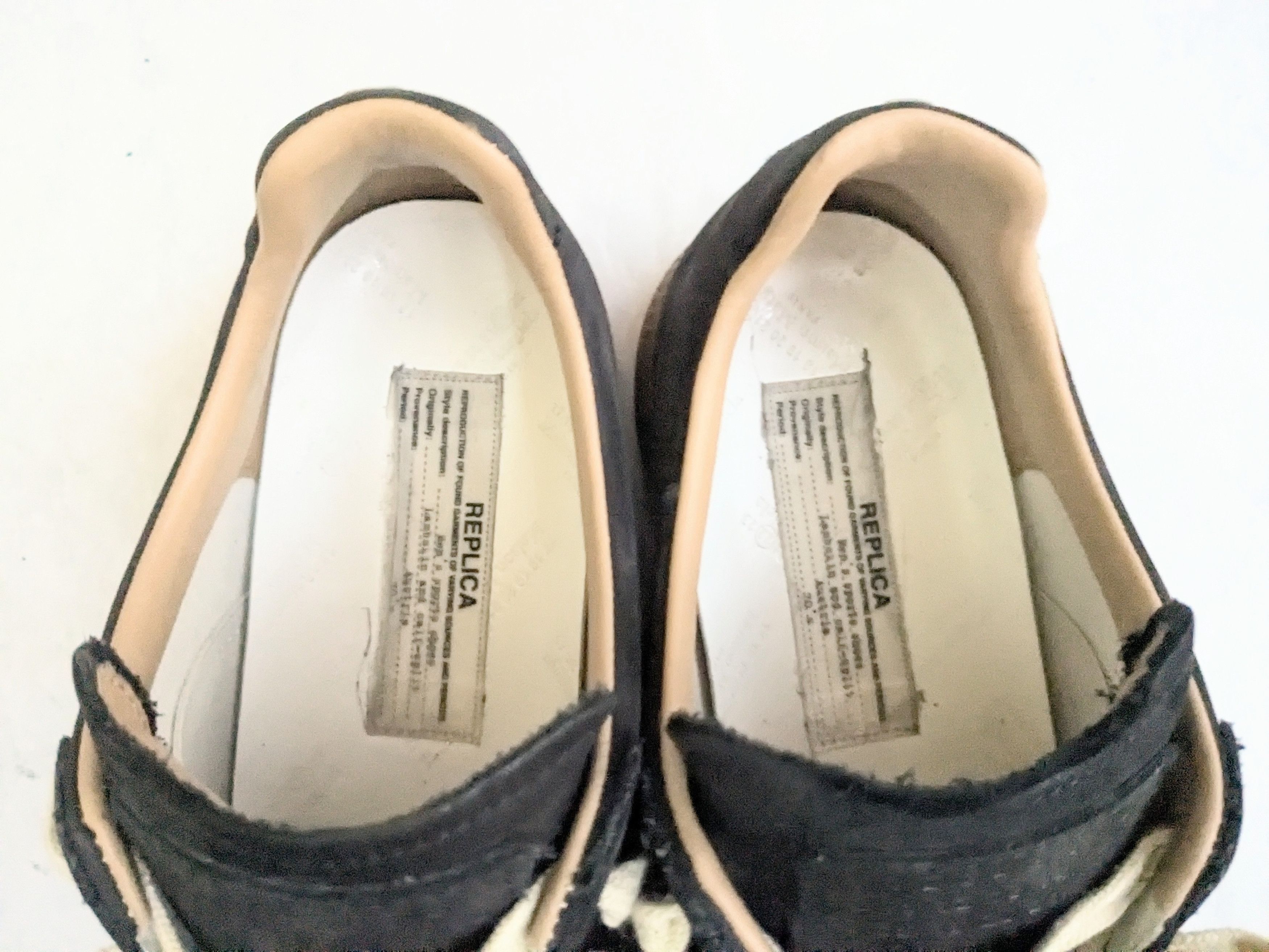Maison Margiela Maison Margiela GAT Replica Black Paint 9 42 Gum Low Size US 9 / EU 42 - 6 Thumbnail