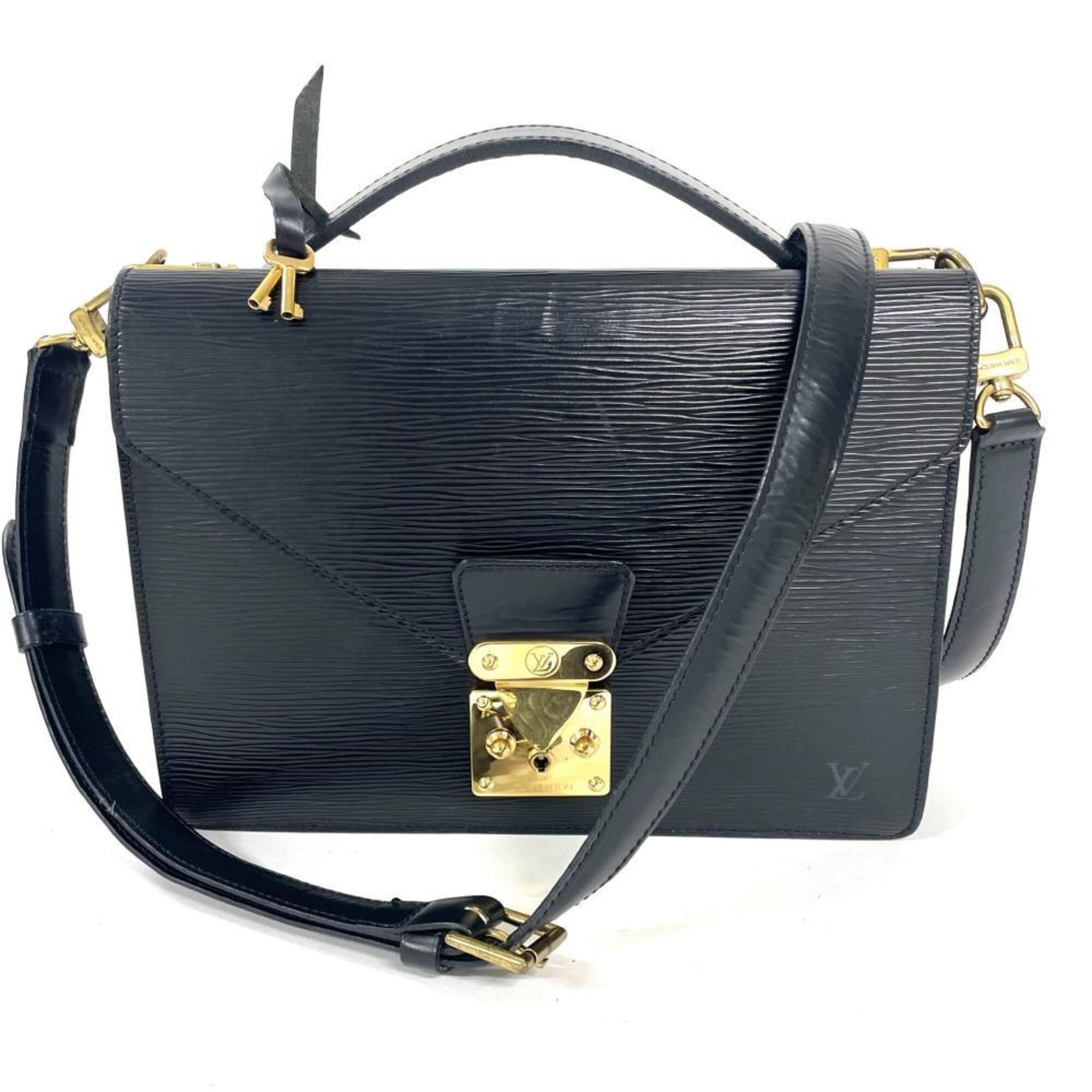 Louis Vuitton Louis Vuitton Handbag Epi M52322 Noir Leather Size ONE SIZE - 1 Thumbnail