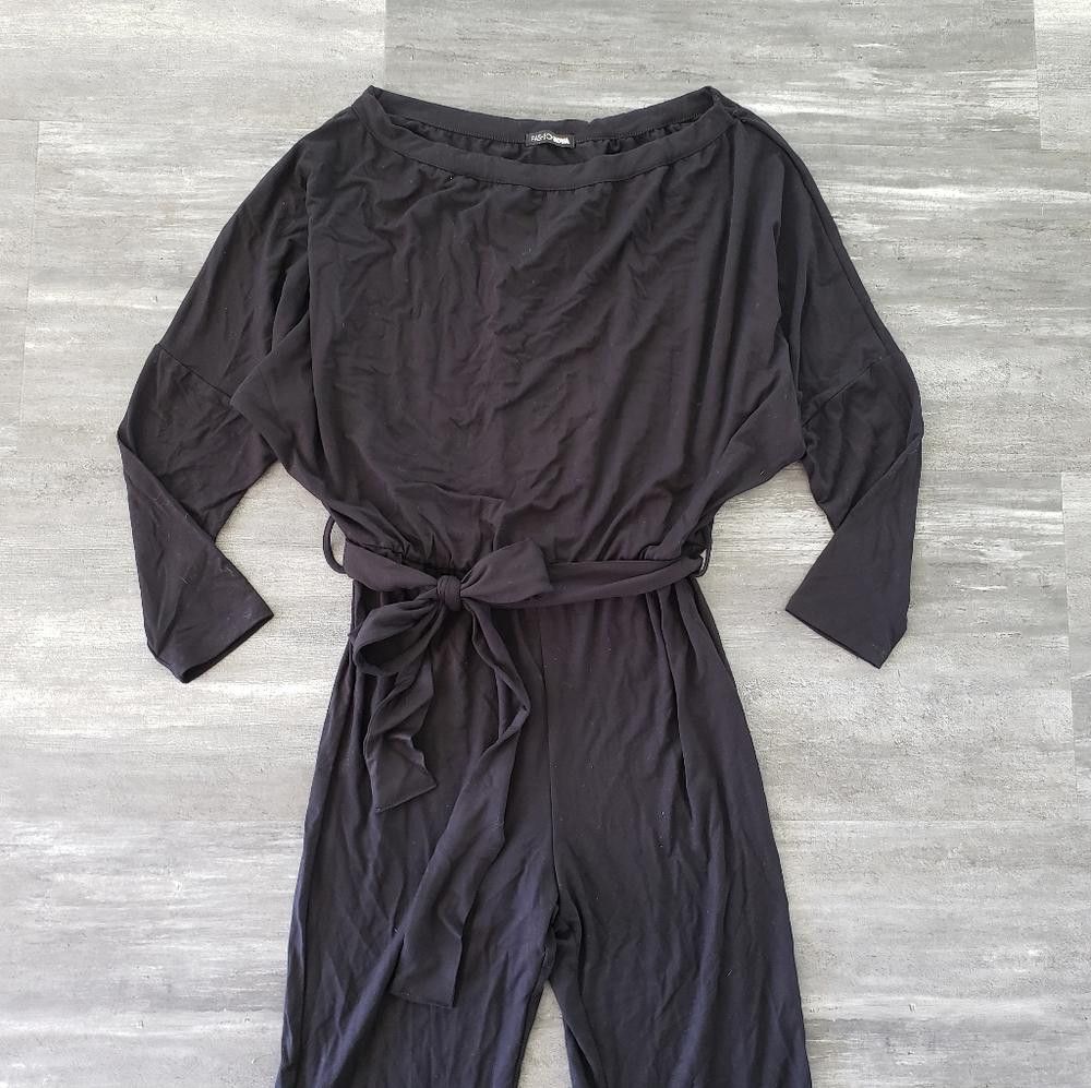 Fashion Nova Black Classic Fashion Nova Lounge Jumpsuit Size 36" / US 14 / IT 50 - 2 Thumbnail