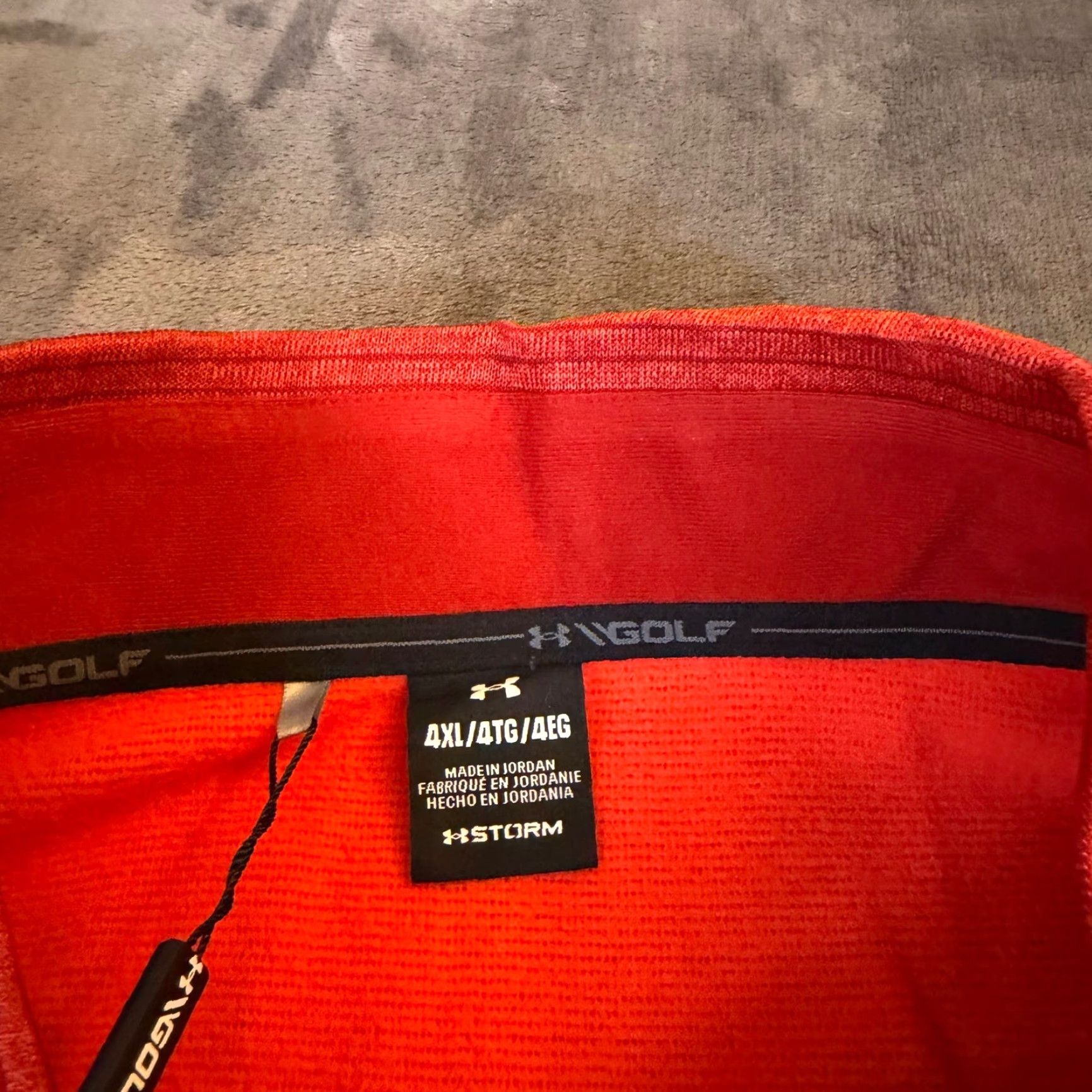 Under Armour Under Armour Storm Red Quarter Zip Sweater Fleece Golf Mens 4XL XXXXL NWT Size US XXL / EU 58 / 5 - 4 Thumbnail