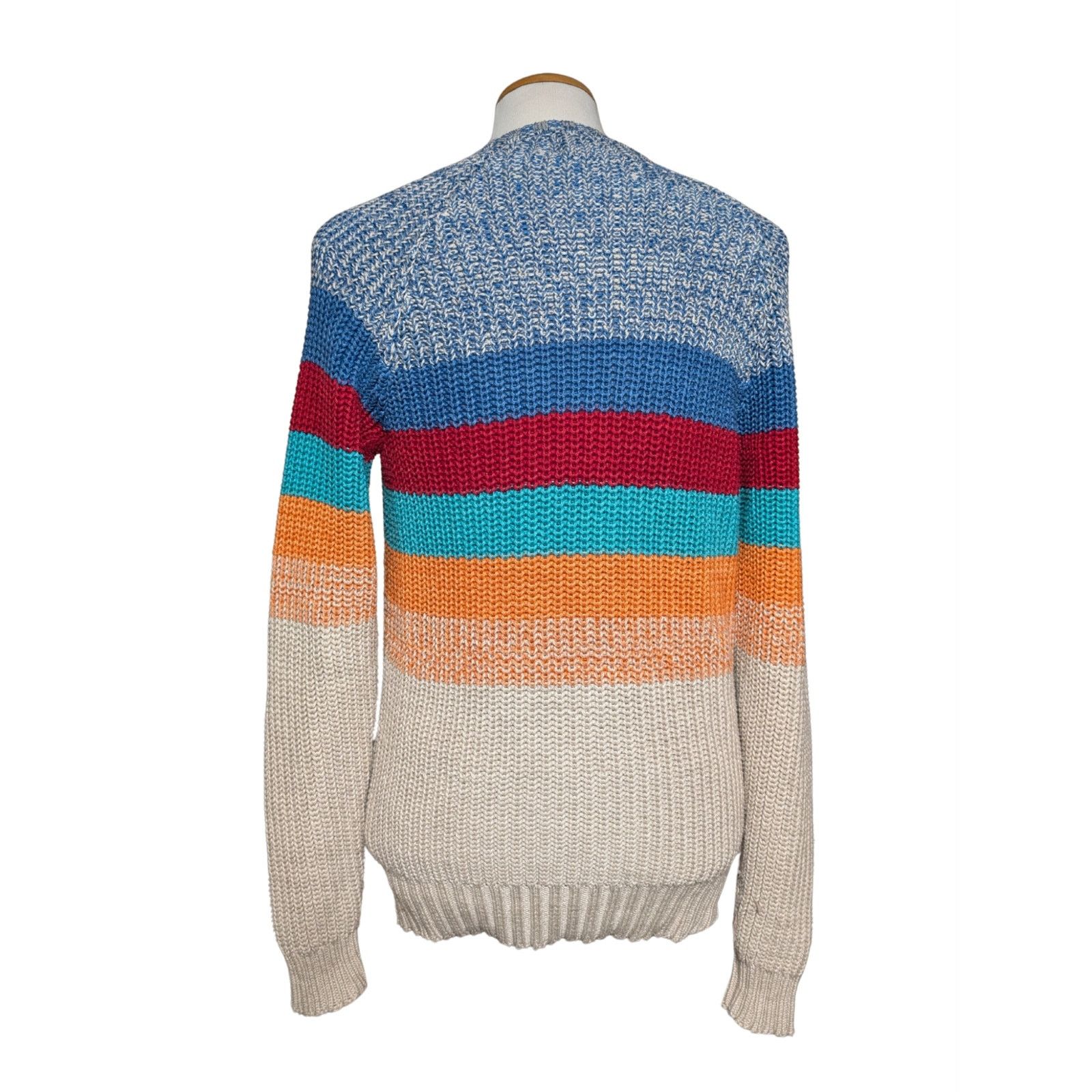 Unknown London Lost Horizons Haldarsvik Cotton Natural Handknit Sweater Size US M / EU 48-50 / 2 - 3 Thumbnail