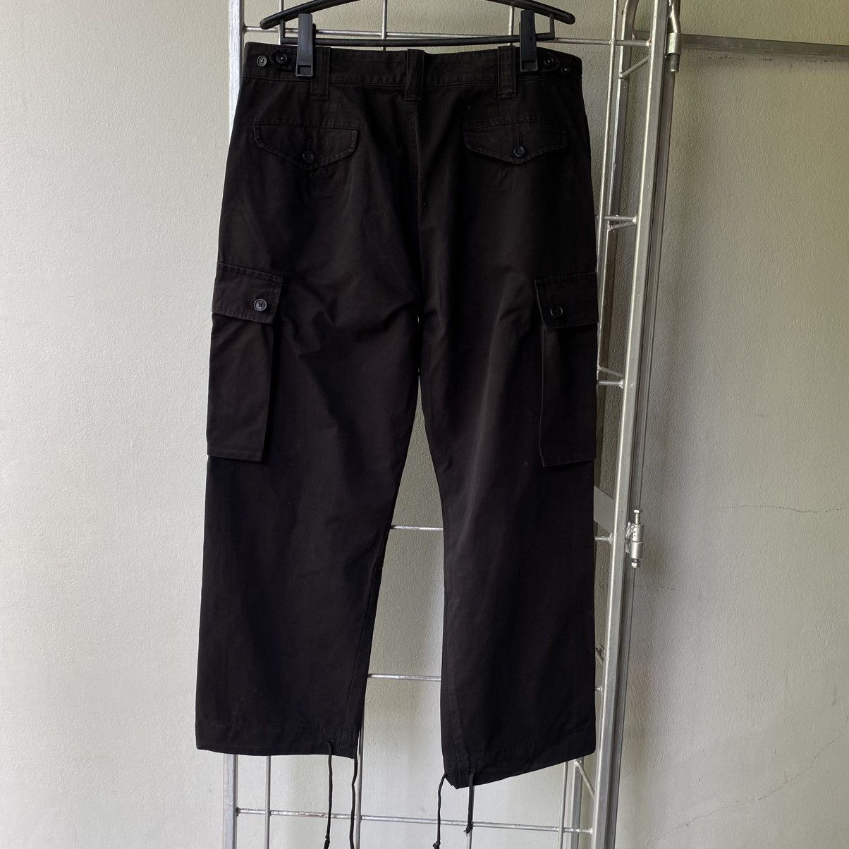 Yohji Yamamoto Yohji Yamamoto Black Cargo Pants Size US 38 / EU 54 - 2 Thumbnail