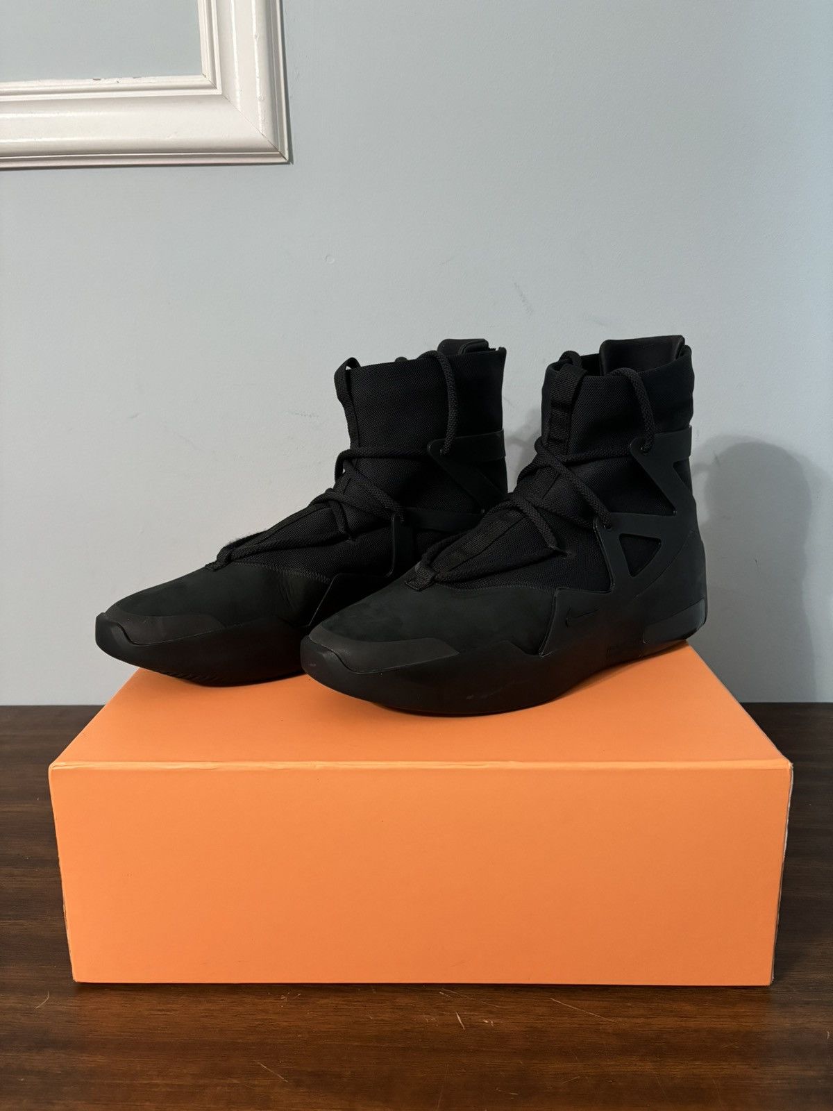 Nike Air Fear Of God 1 Triple Black | Grailed