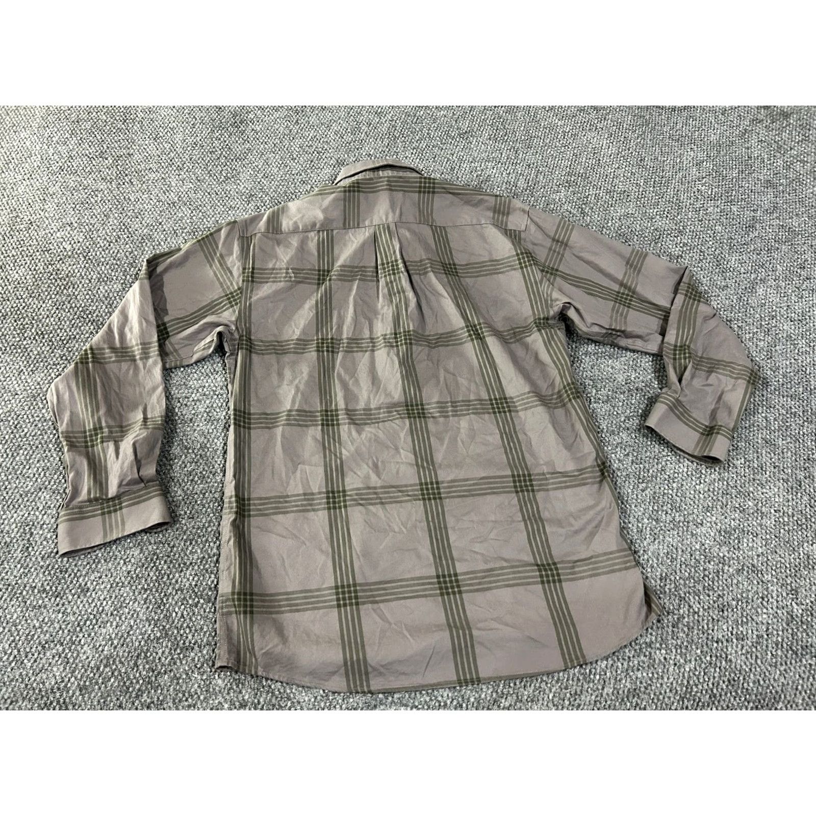 Vintage Southern Marsh Button-Up Shirt Mens M Gray Green Plaid Long Sleeve Casual Size US M / EU 48-50 / 2 - 6 Thumbnail