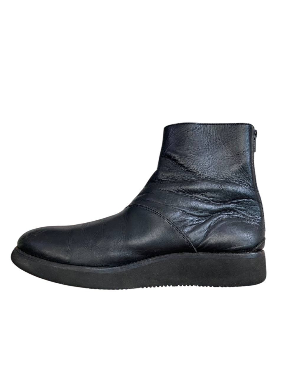 Lad Musician Lad Musician Back Zipper Leather Ankle Boots Size US 11.5 / EU 44-45 - 16 Thumbnail