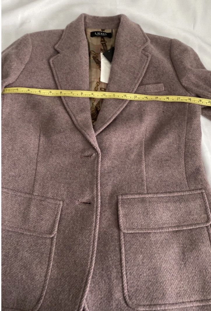 Ralph Lauren Ralph Lauren women's light purple herringbone blazer Size M / US 6-8 / IT 42-44 - 4 Thumbnail