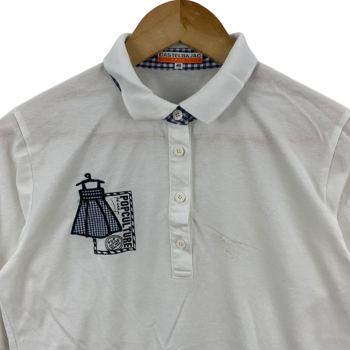 Jean Charles De Castelbajac Vintage JEAN CHARLES CASTELBAJAC Pop Culture Polo Tee Shirt Size S / US 4 / IT 40 - 5 Thumbnail