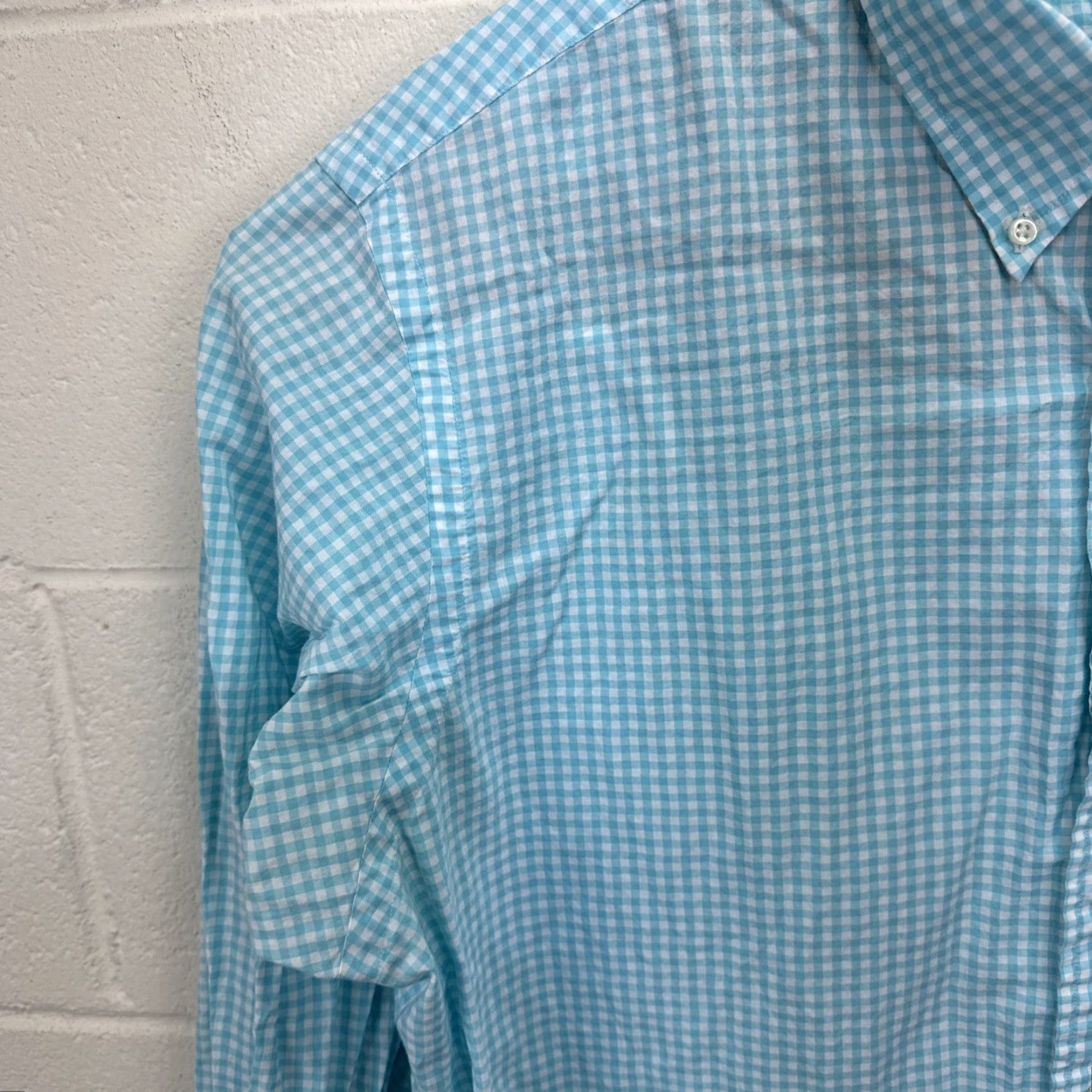 Ralph Lauren VINTAGE Ralph Lauren Plaid Button-Up Shirt Mens 3XL Blue Short Sleeve Classic Fit Preppy Size US XXL / EU 58 / 5 - 5 Thumbnail