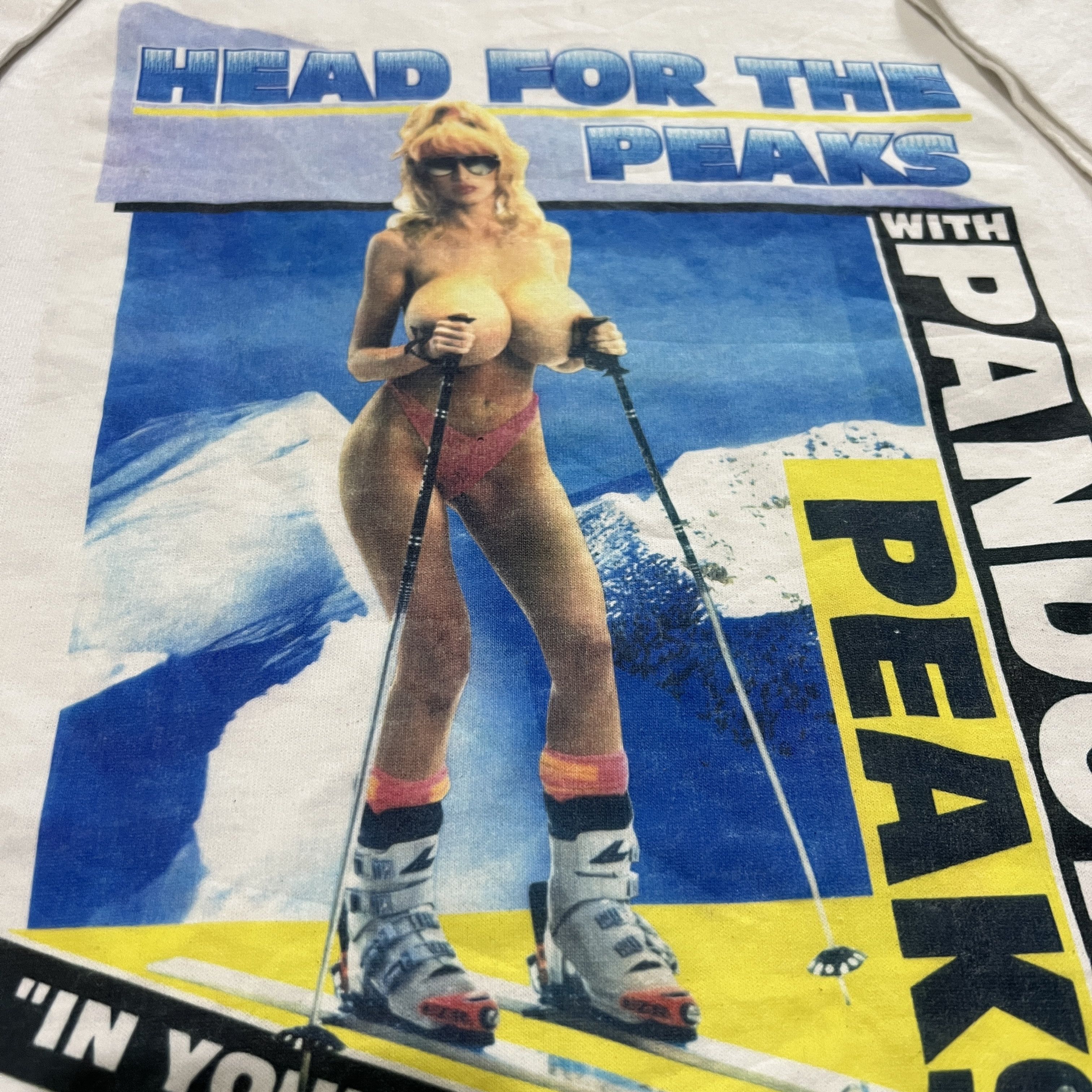 Vintage Vintage Head for Peaks Signed Pandora Peaks Playboy Stripper Size US XXL / EU 58 / 5 - 4 Thumbnail