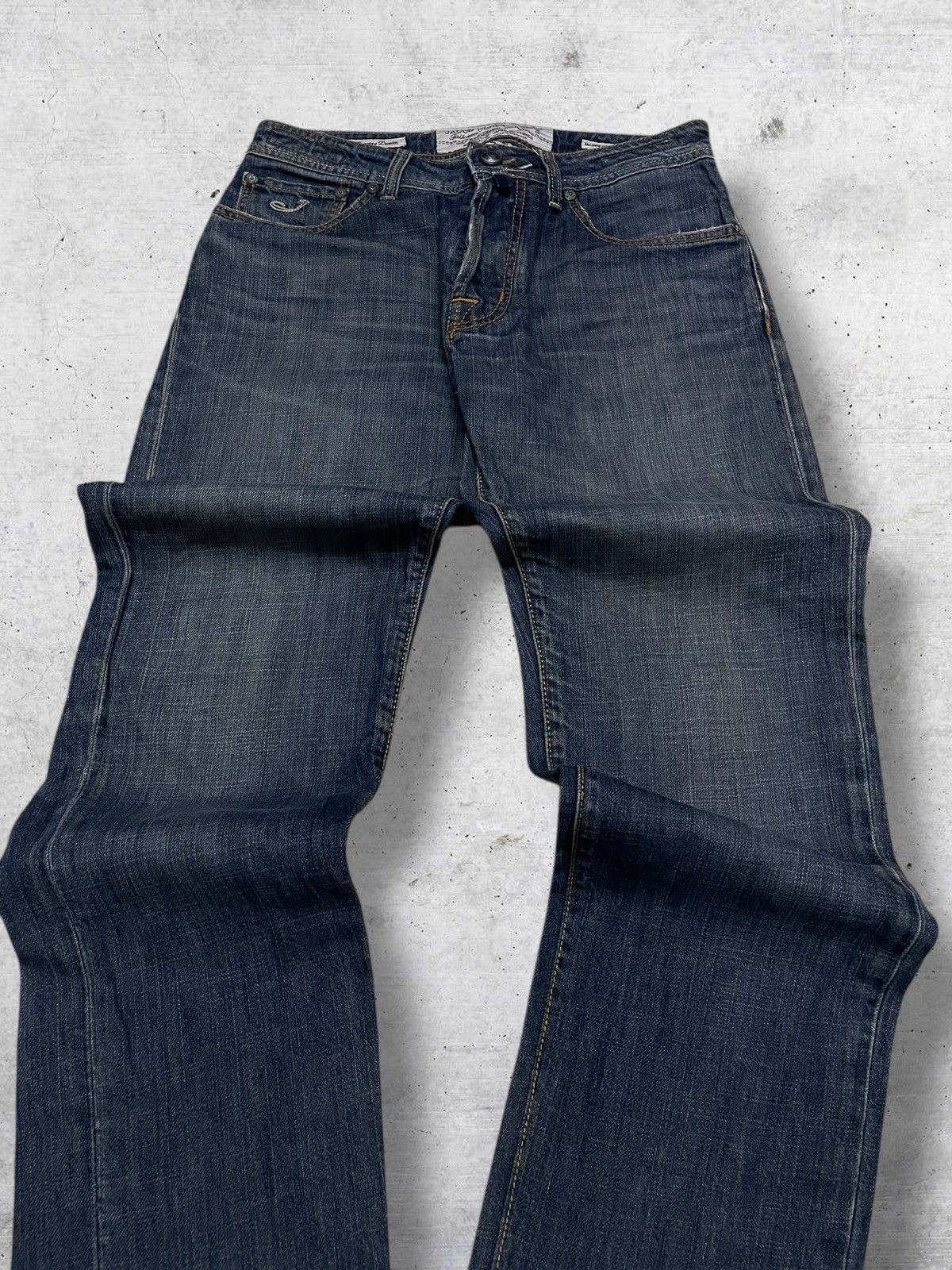 Jacob Cohen VINTAGE JACOB COHEN 90S DESIGNER BLUEWASHED DISTRESSED DENIM Size US 30 / EU 46 - 3 Thumbnail