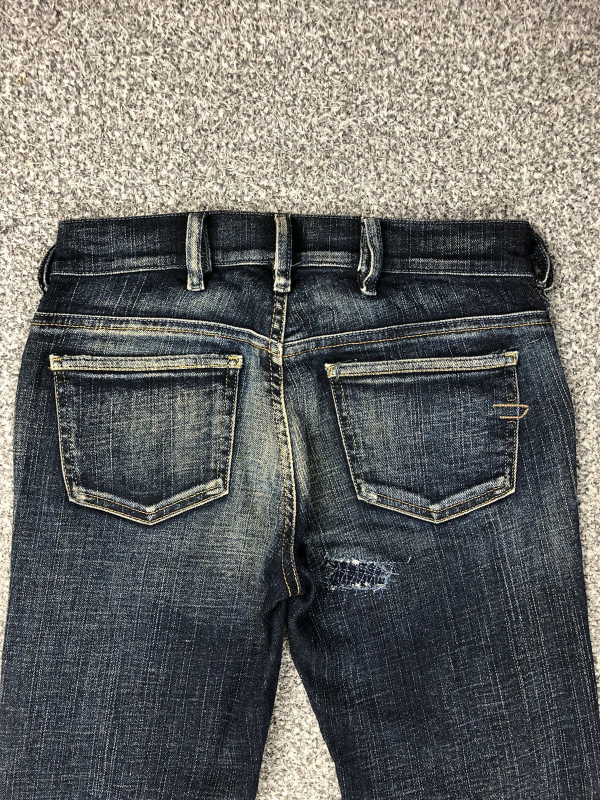 Diesel Vintage Diesel Industry Italy Flare Stone Wash Jeans Size 29" - 12 Thumbnail