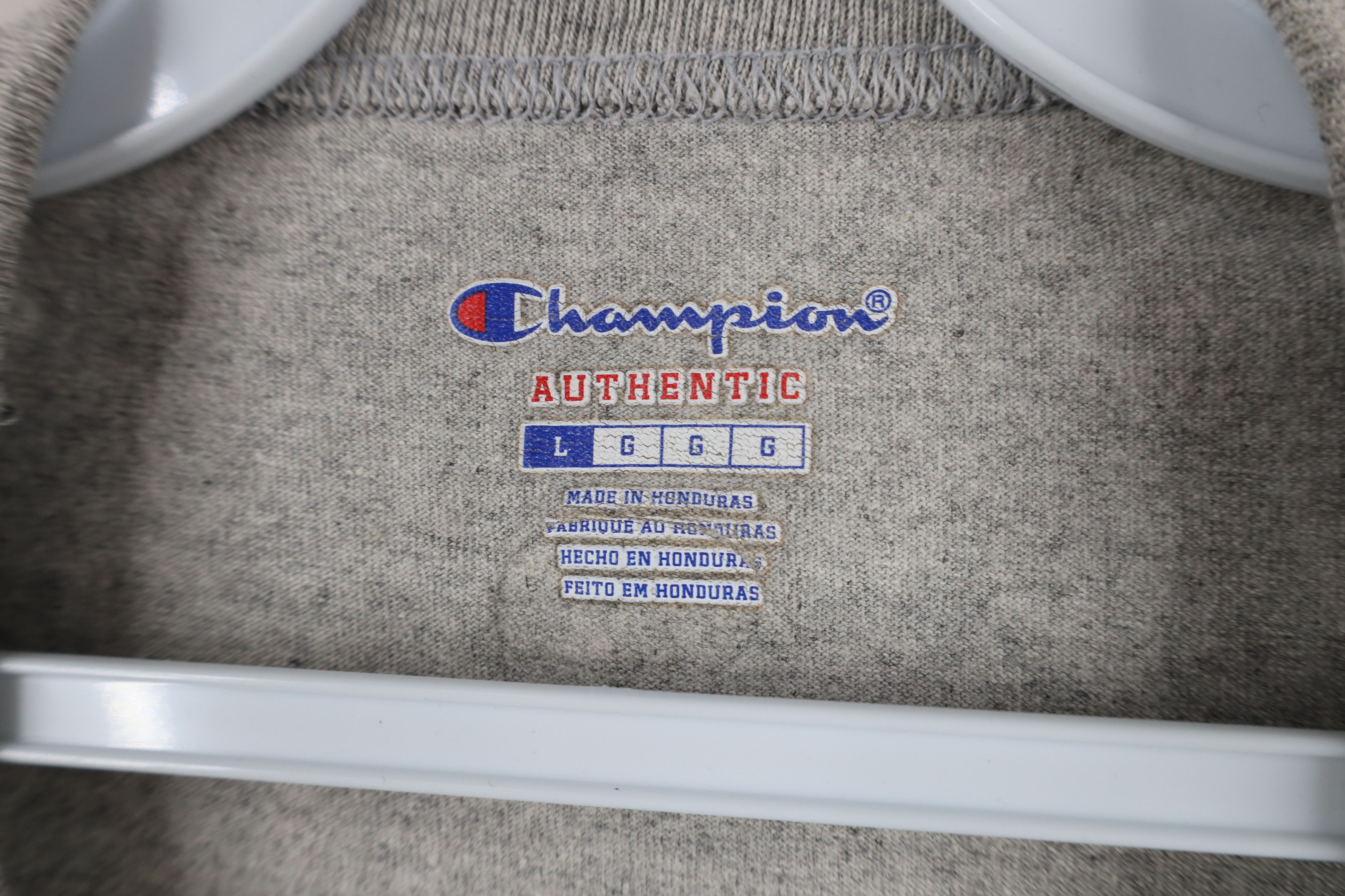 Champion × Vintage Vintage Champion Logo Sleeveless Muscle T-Shirt Heather Gray Size US L / EU 52-54 / 3 - 7 Thumbnail