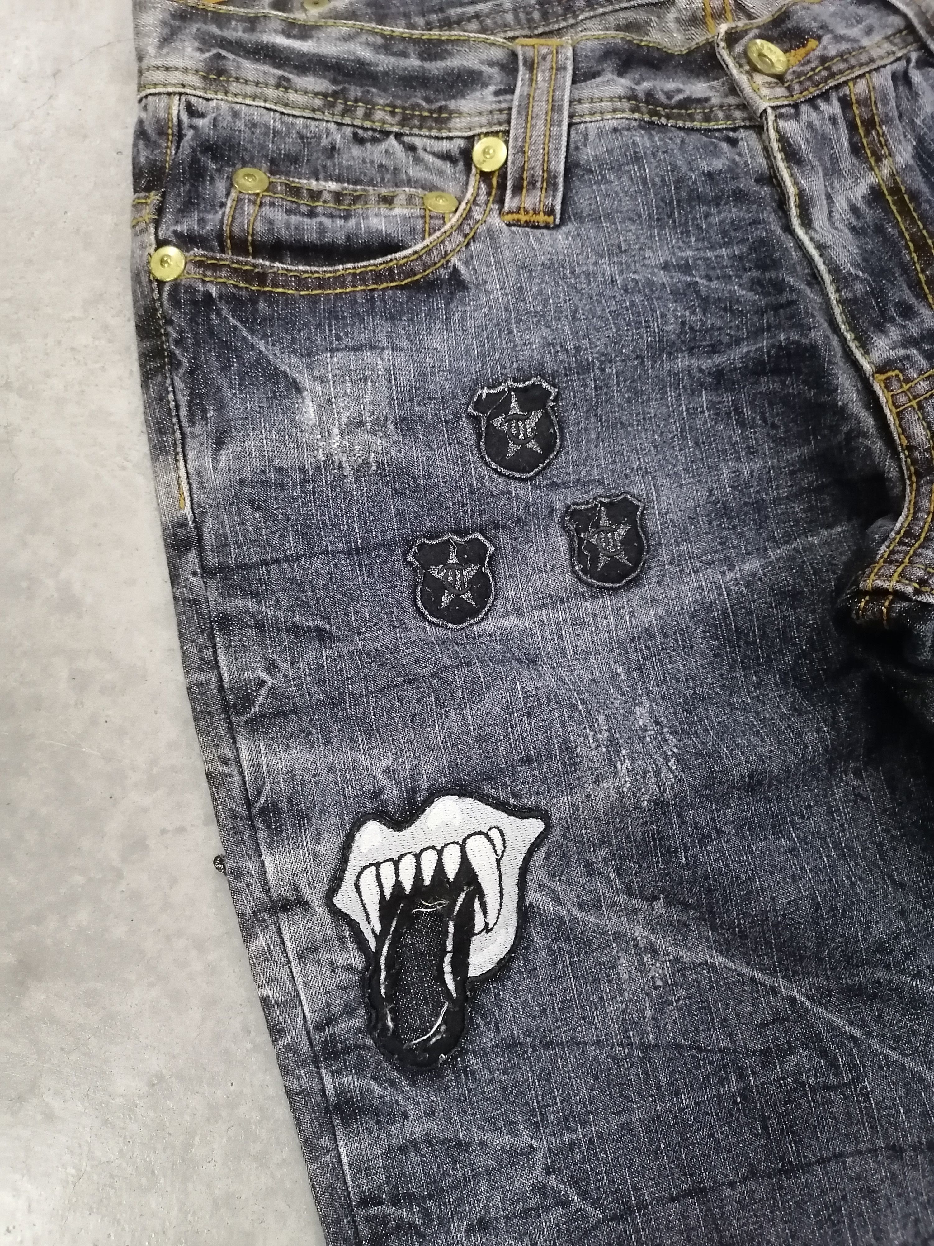 Japanese Brand × semanticdesign Semantic Design Re-Cut Distressed Denim Short Pants Size US 30 / EU 46 - 3 Thumbnail