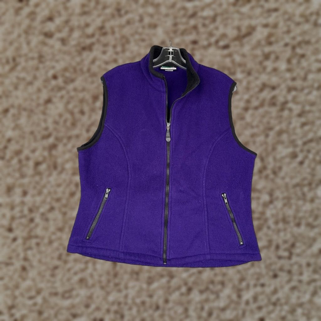 Avalanche Avalanche Vest Womens Medium Fleece Purple Full Zip Mock Neck Size M / US 6-8 / IT 42-44 - 1 Thumbnail