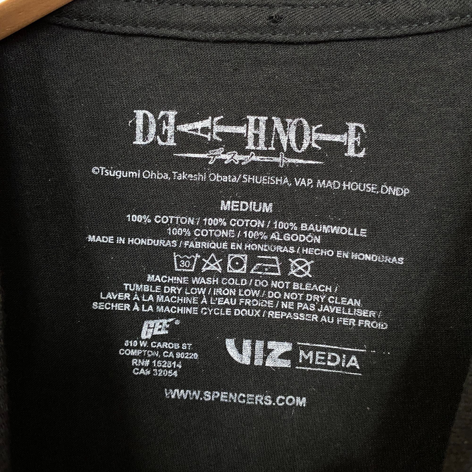 Anime Death Note Kira Shinigami Anime T-Shirt Medium Size US M / EU 48-50 / 2 - 4 Thumbnail