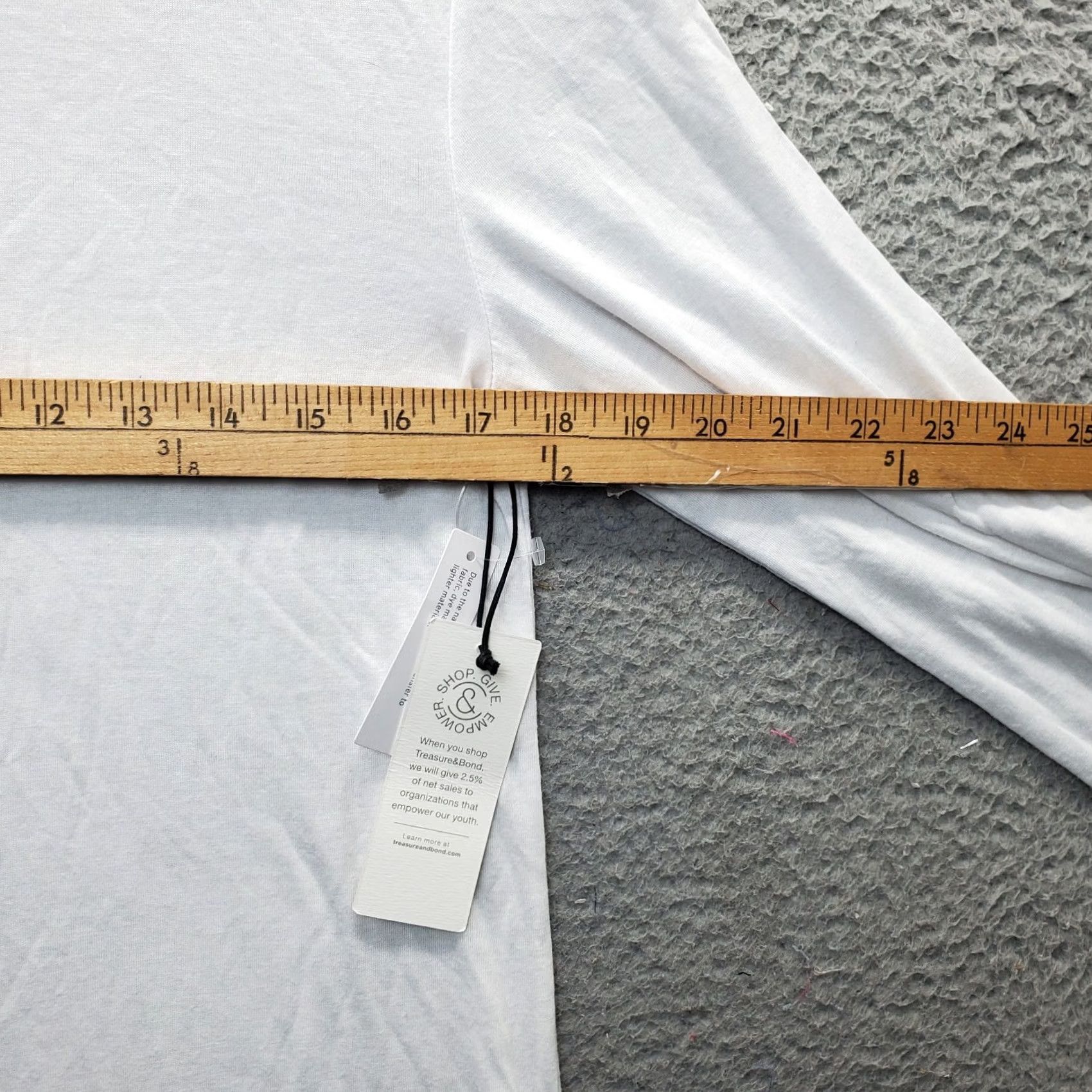 Treasure & Bond Treasure & Bond Shirt Womens XS White Raglan Sleeve Round Neck Pullover Size XS / US 0-2 / IT 36-38 - 4 Thumbnail
