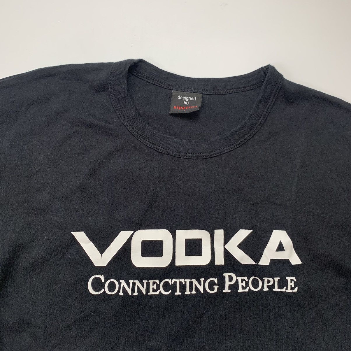 Other Vintage Humor Vodka Connecting People Big Logo Tee Size US S / EU 44-46 / 1 - 2 Thumbnail