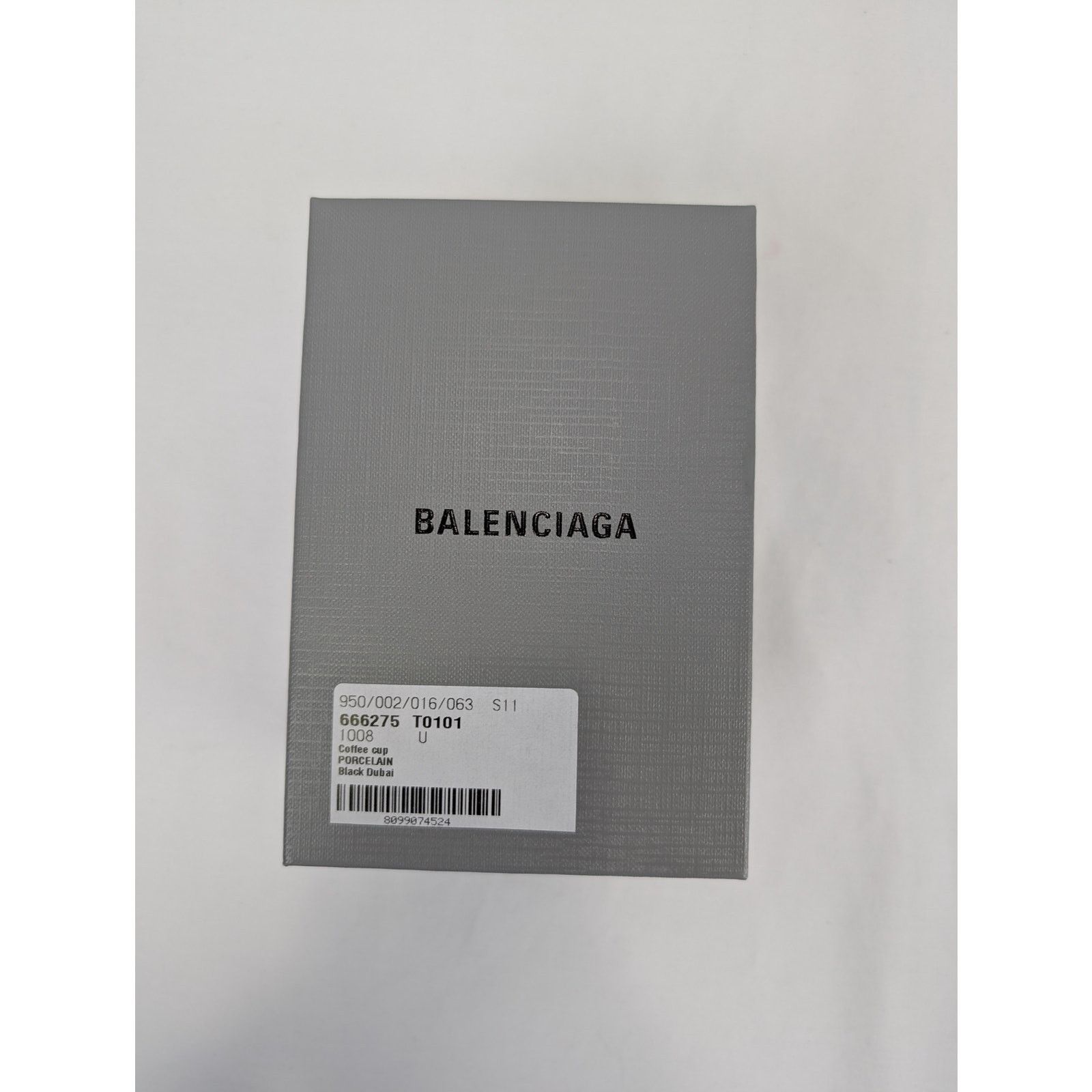 Balenciaga o1rshd1 Q:3 / Size: OS / Dubai Porcelain Coffee Cup in Black Size ONE SIZE - 8 Thumbnail