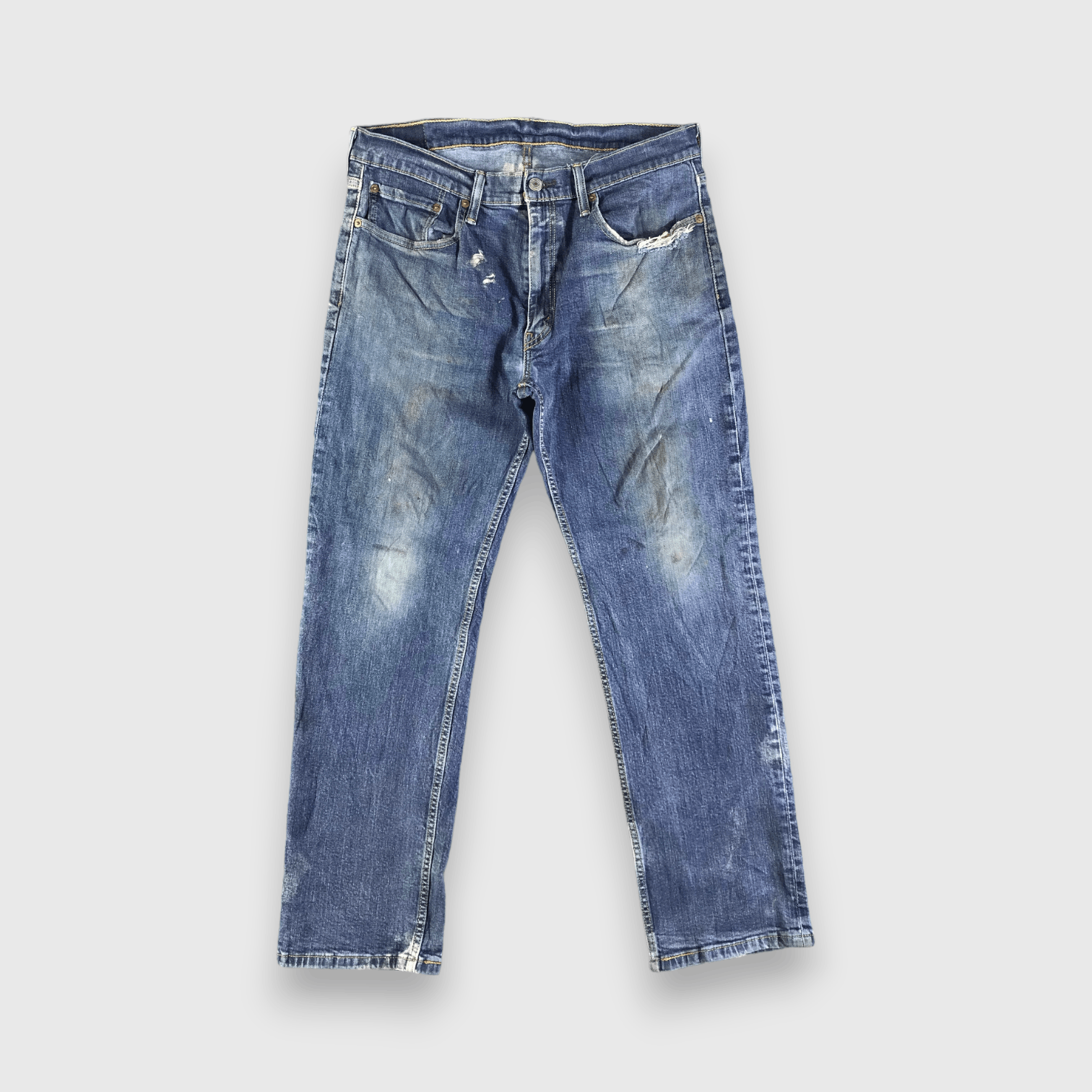 Levi's Vintage Blue Wash Levis 514 Jeans-J4229 Size US 34 / EU 50 - 1 Thumbnail