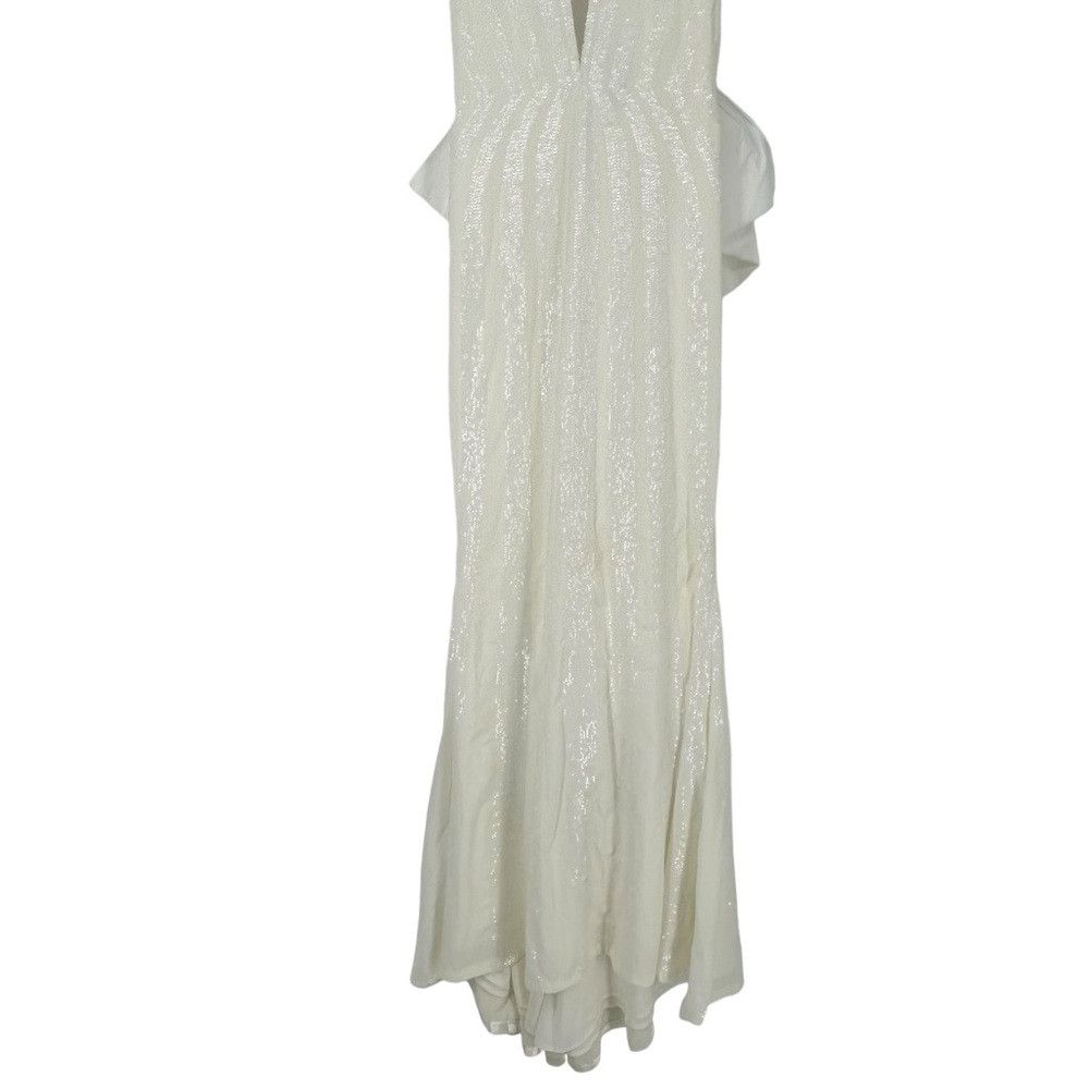 Other REBECCA VALLANCE DAVINA TAFFETA BOW GOWN IVORY MODERN BRIDE Size XS / US 0-2 / IT 36-38 - 8 Thumbnail