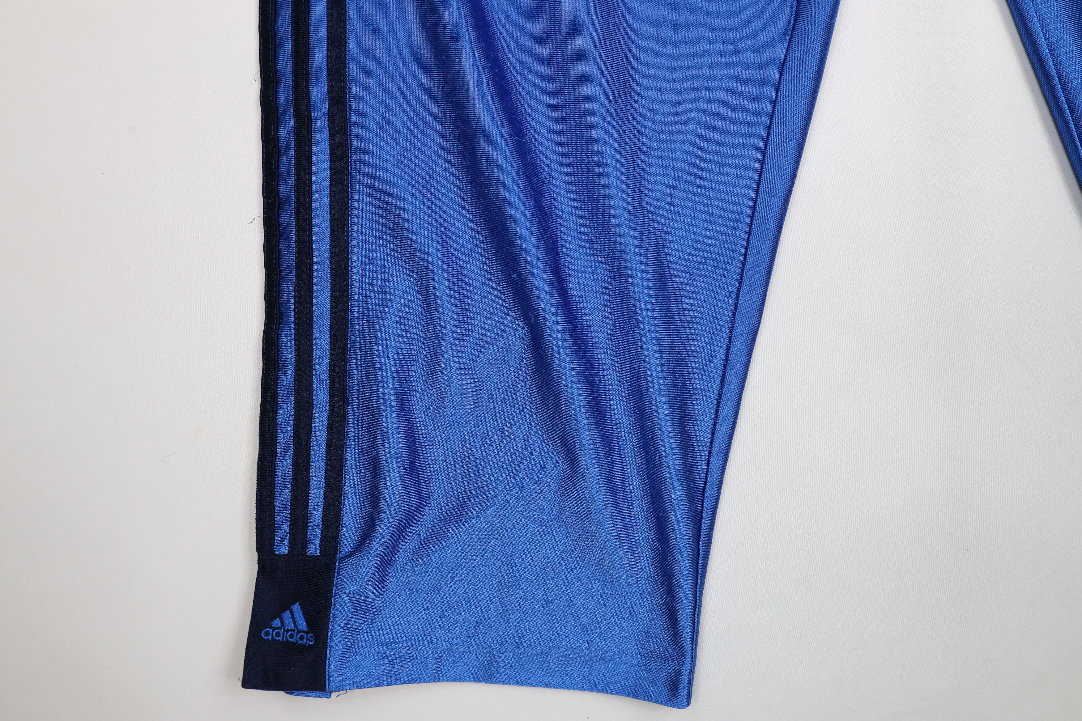 Adidas × Vintage Vintage Y2K 2005 Adidas Striped Wide Leg Tearaway Pants Size US 34 / EU 50 - 6 Thumbnail