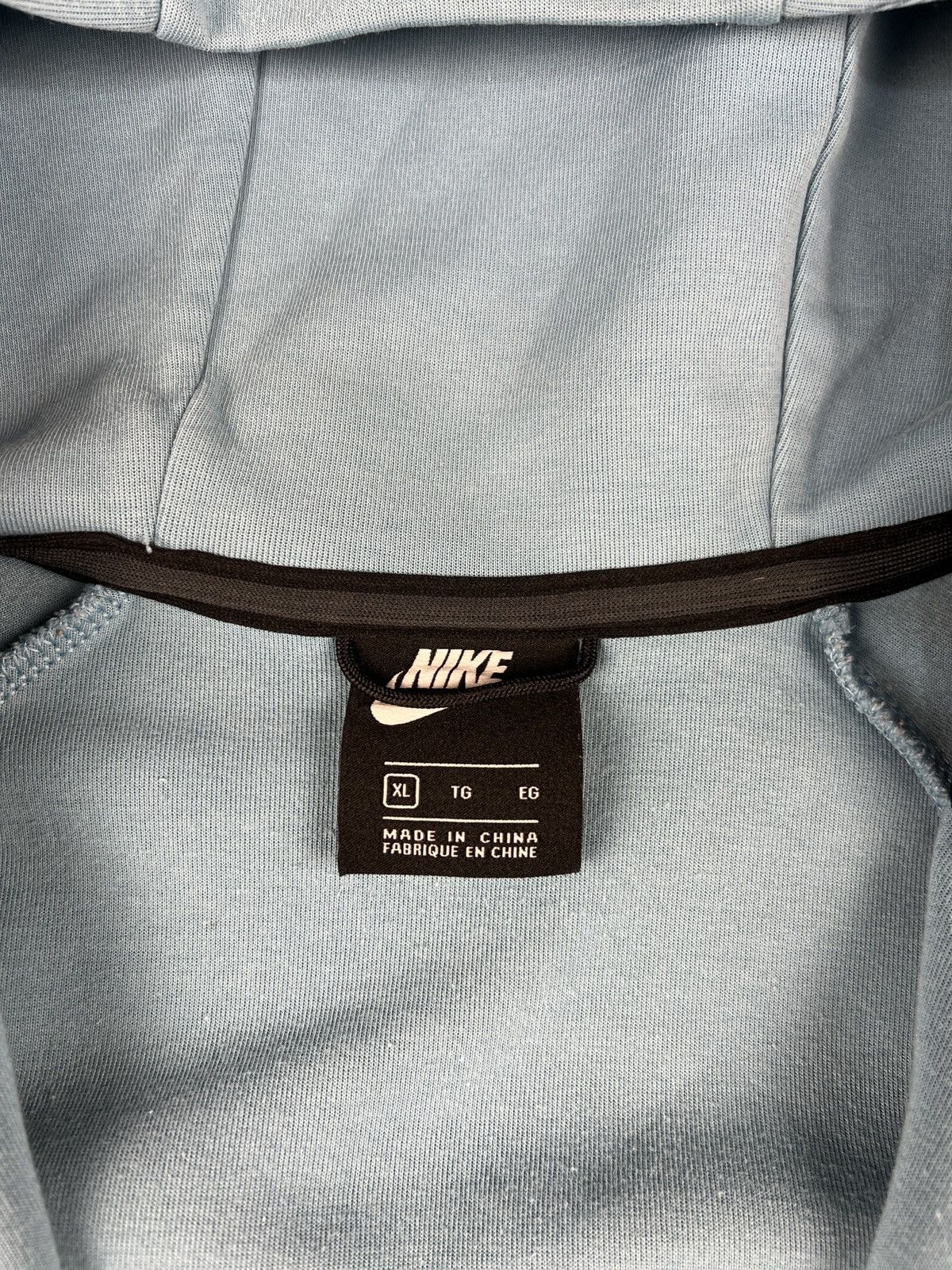 Nike Nike Tech Fleece Baby Blue Hoodie Jacket Maduro Style Size US XL / EU 56 / 4 - 7 Thumbnail