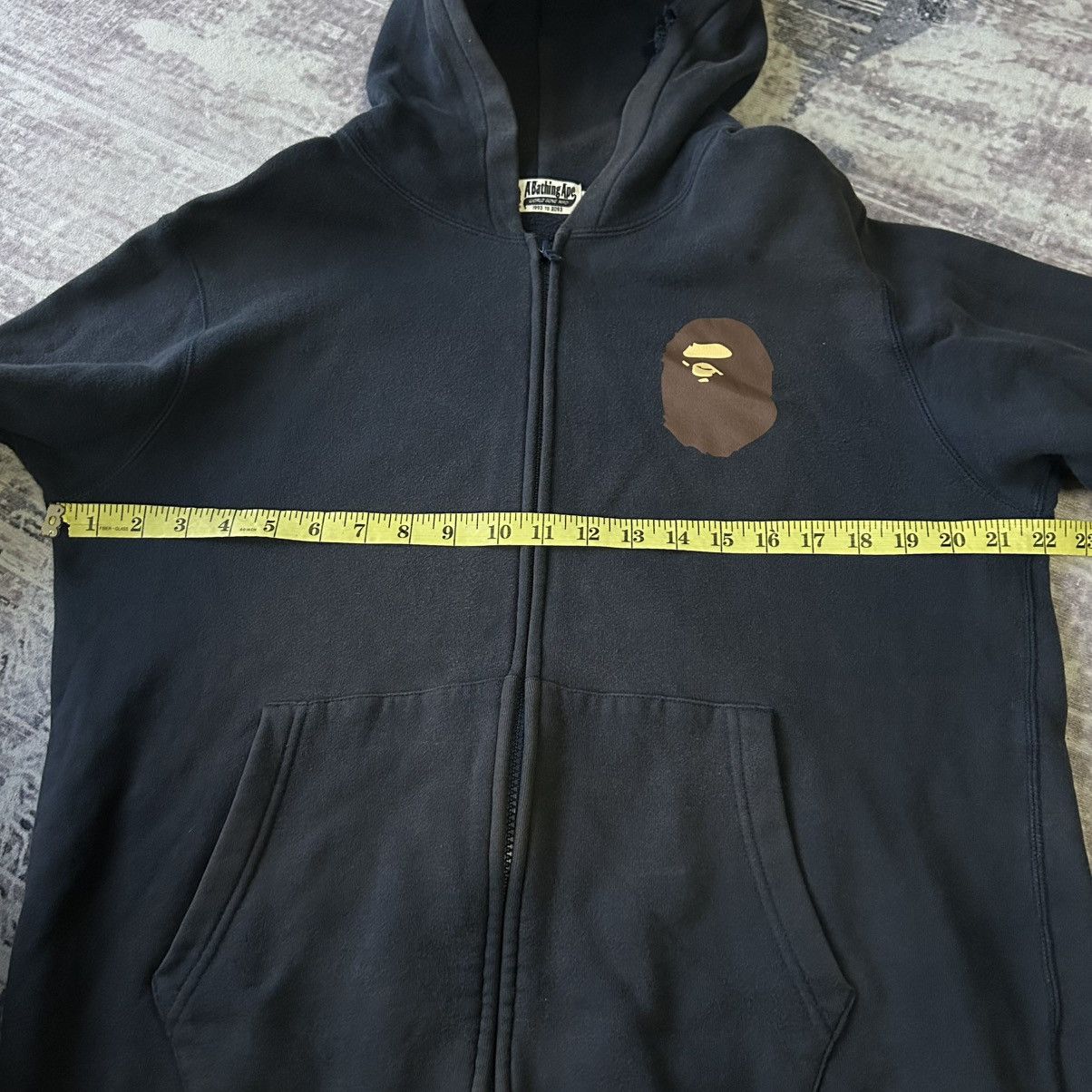 Bape Vintage Bape Logo Fading Hoodie Size US L / EU 52-54 / 3 - 15 Thumbnail