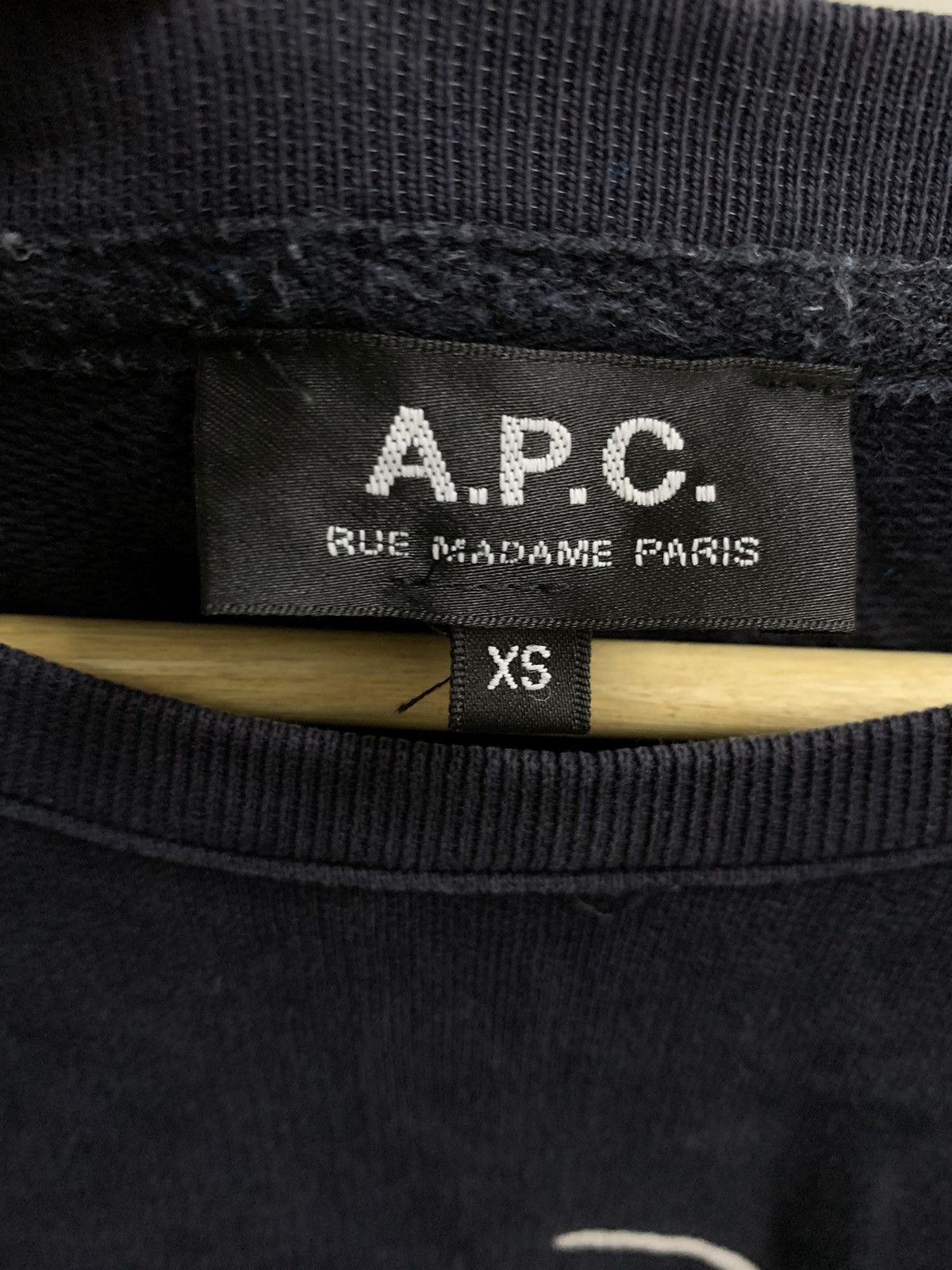 A.P.C. × Designer × Japanese Brand A.P.C. BIG 3D LOGO SWEATSHIRT Size US XS / EU 42 / 0 - 3 Thumbnail