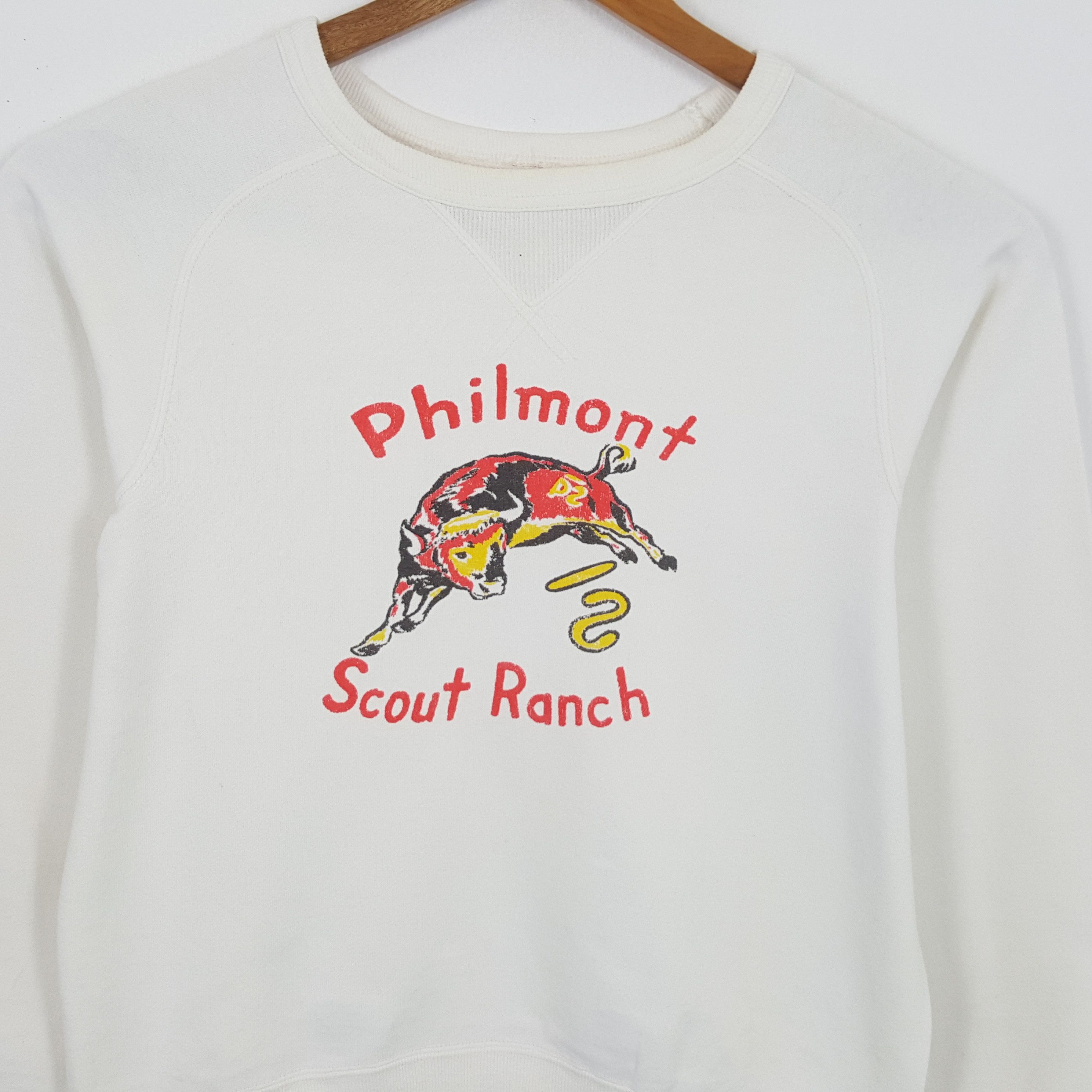 Vintage 90's PHILMONT SCOUT RANCH Streetwear Art Sweatshirts - Main Image