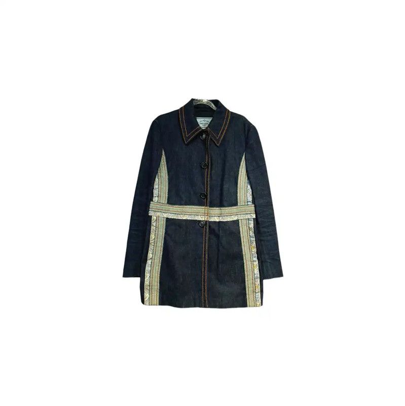 Prada Prada Summer Colorblock Cotton Jacket Size L / US 10 / IT 46 - 1 Thumbnail