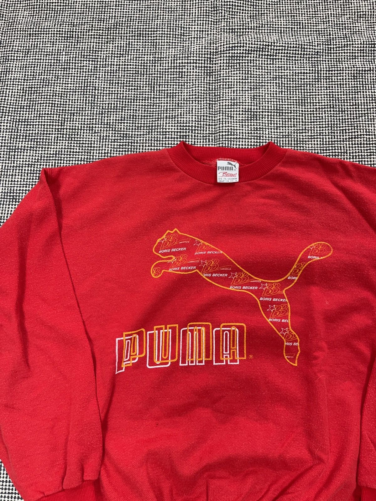 Puma ➕ rare 90s puma Boris Becker boxy sweatshirt Size US M / EU 48-50 / 2 - 3 Thumbnail